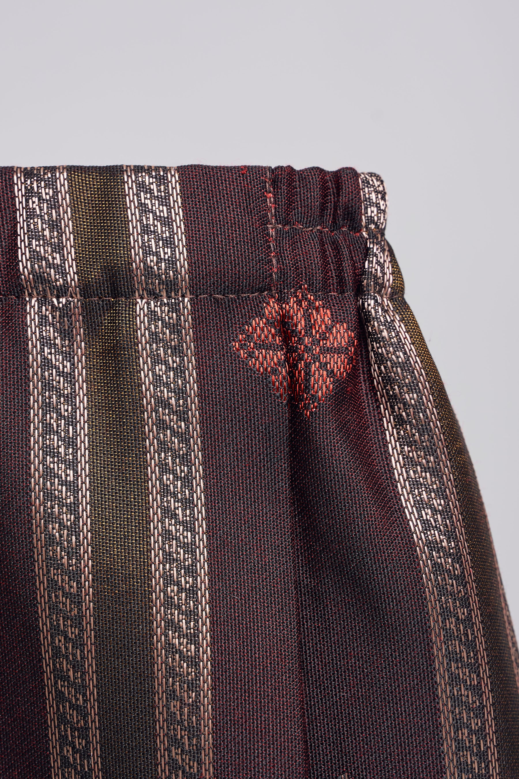 Boys Samping Galur Kelopak - Merah Perang