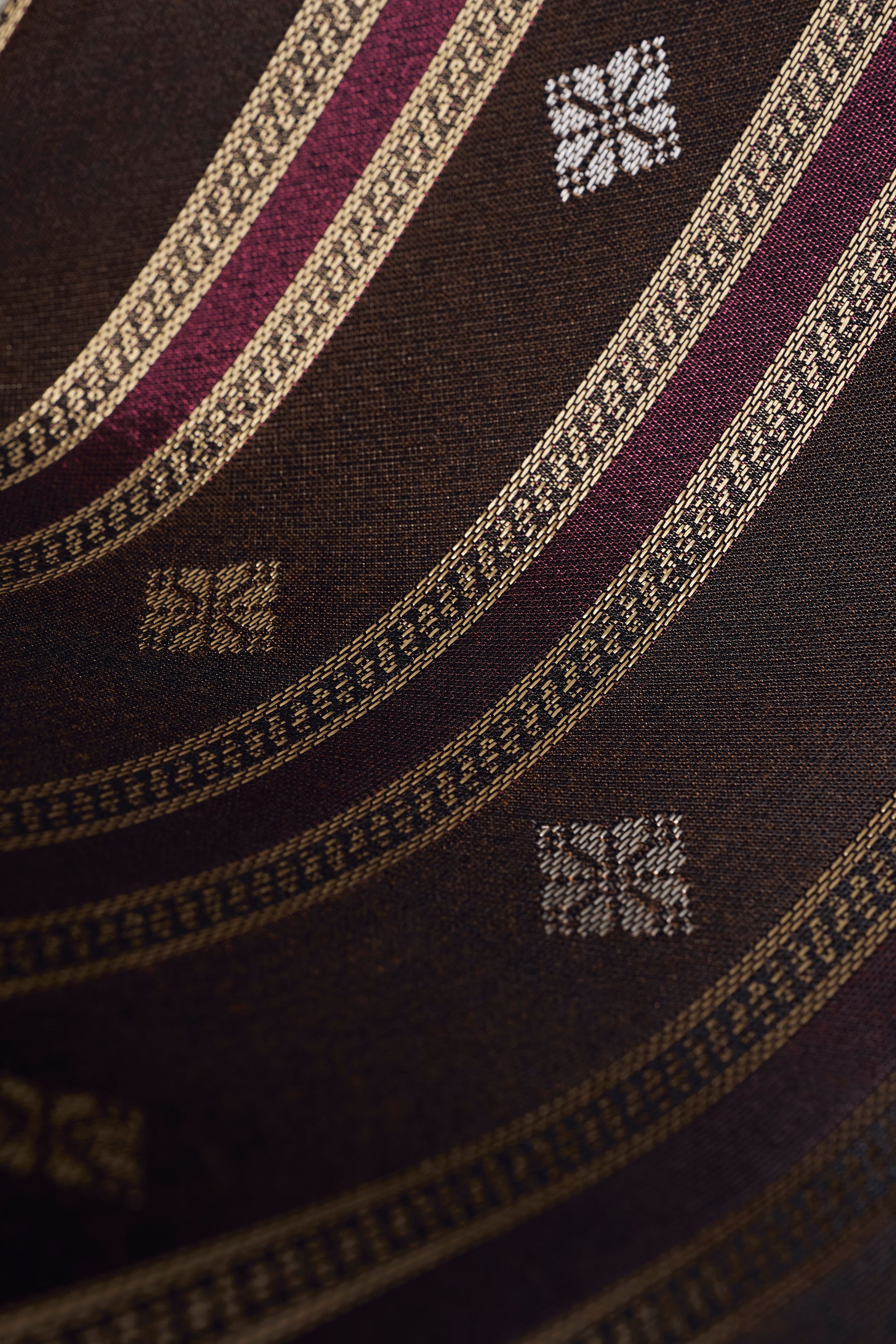 Samping Galur Kelopak - Coklat Merah