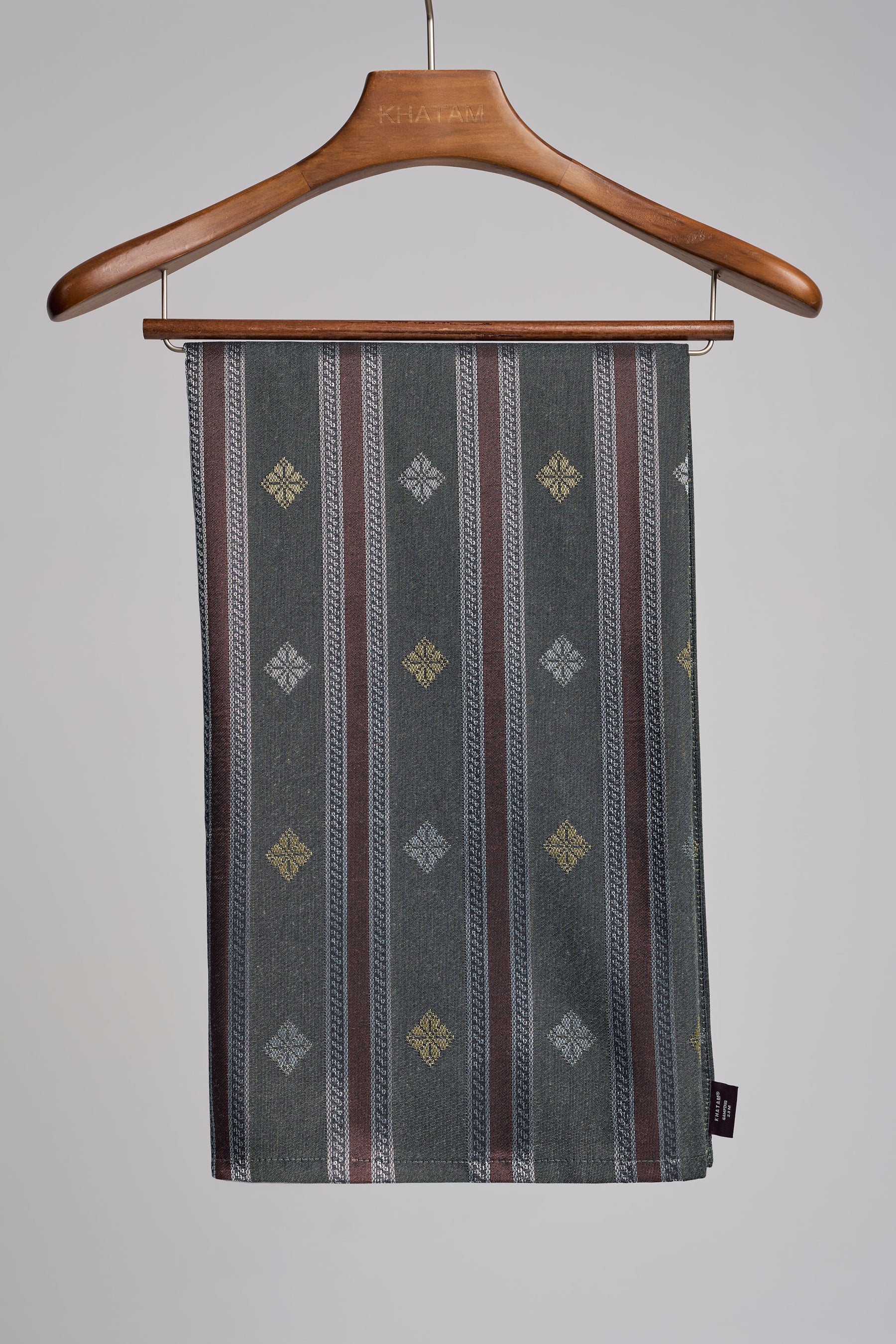 Samping Galur Kelopak - Hijau Coklat