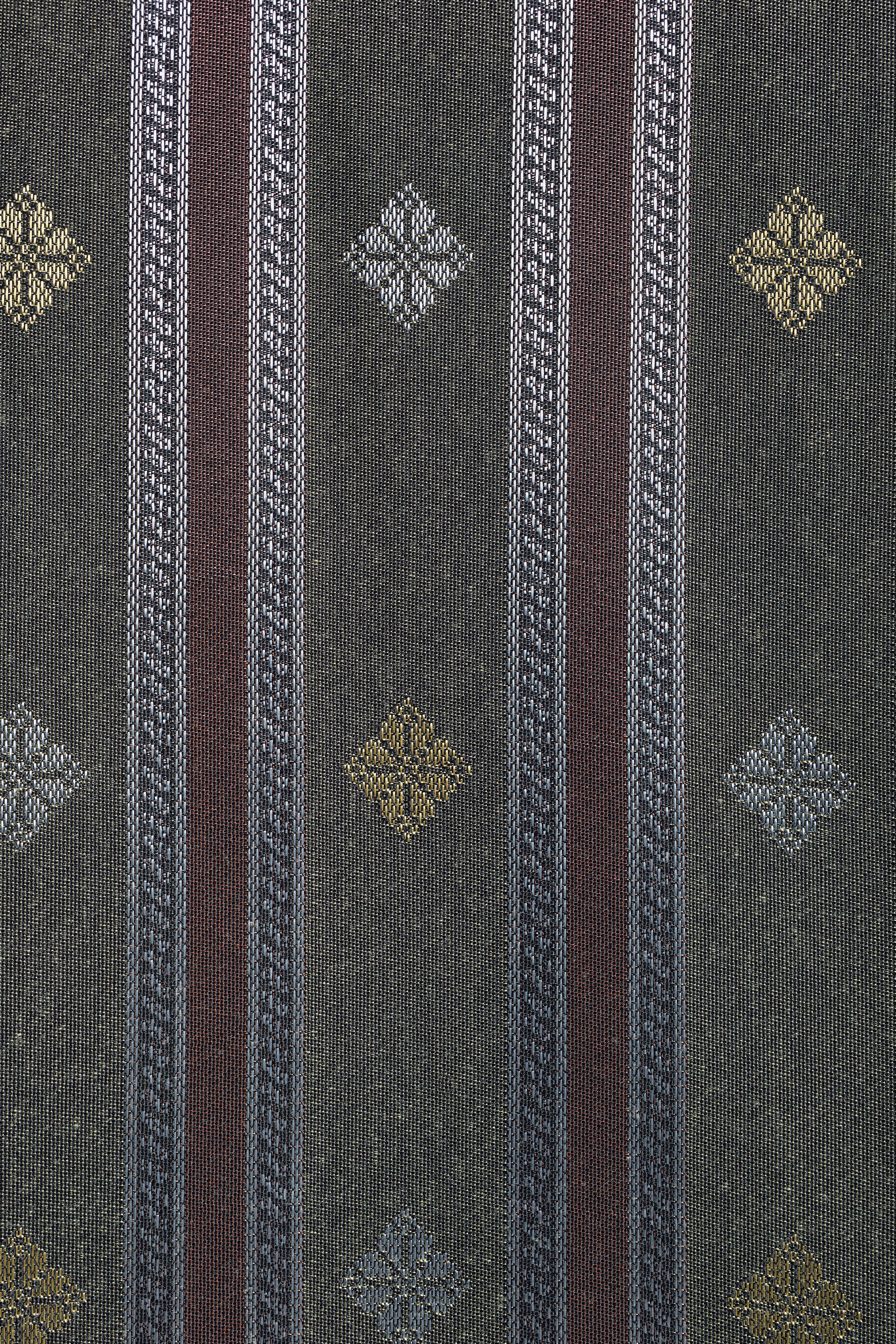 Samping Galur Kelopak - Hijau Coklat