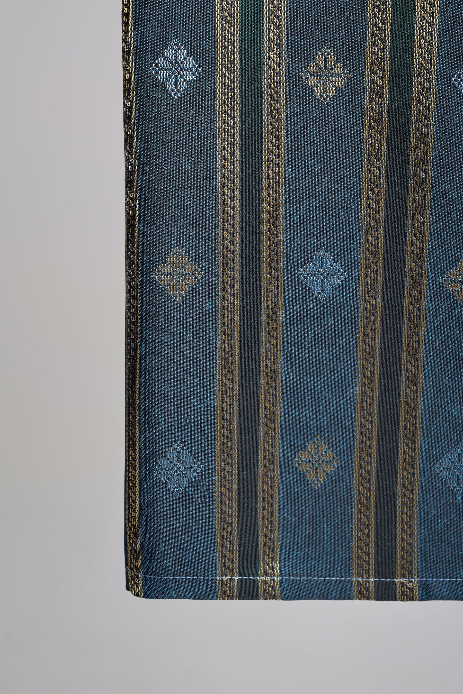 Samping Galur Kelopak - Biru Hijau