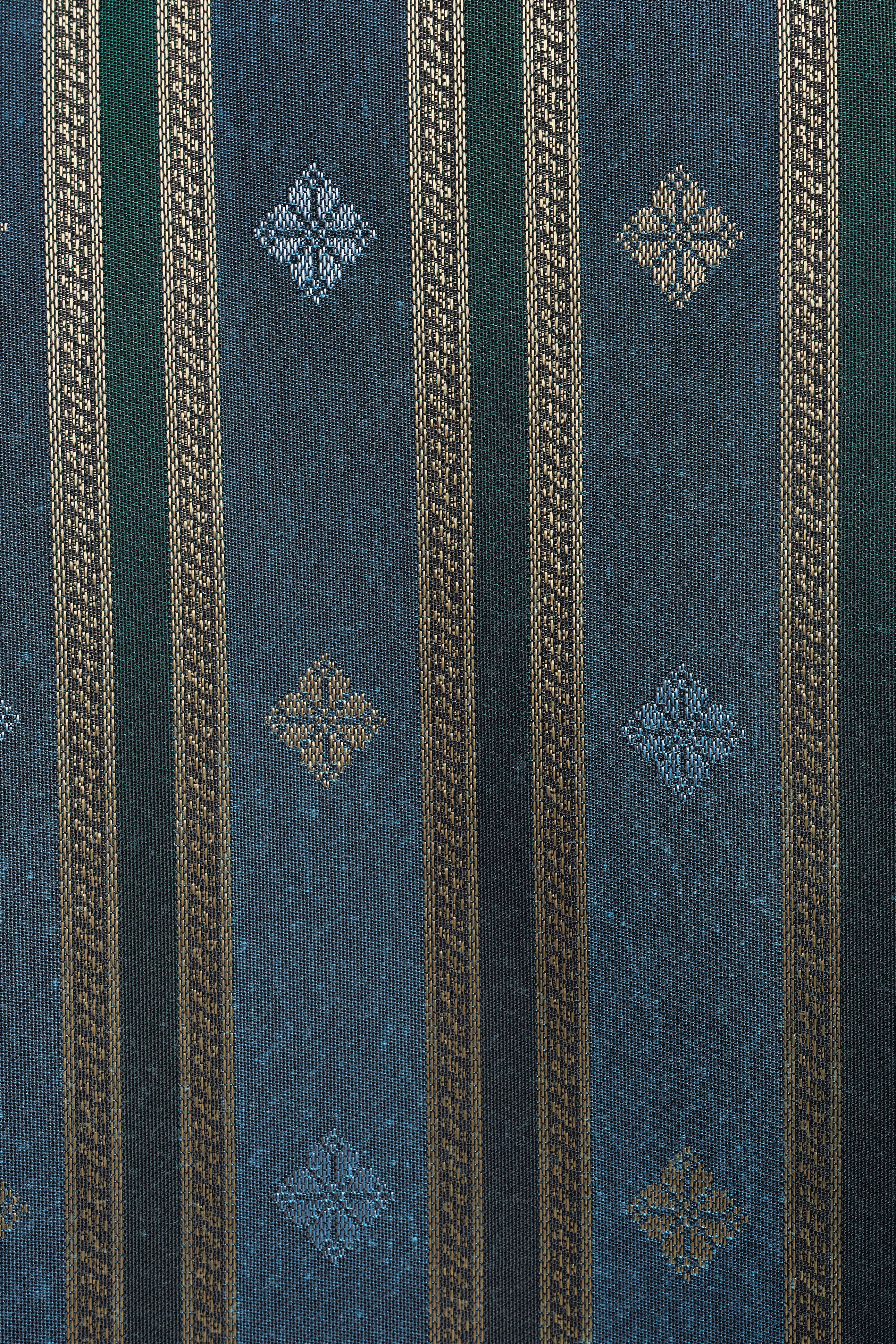 Boys Samping Galur Kelopak - Biru Hijau