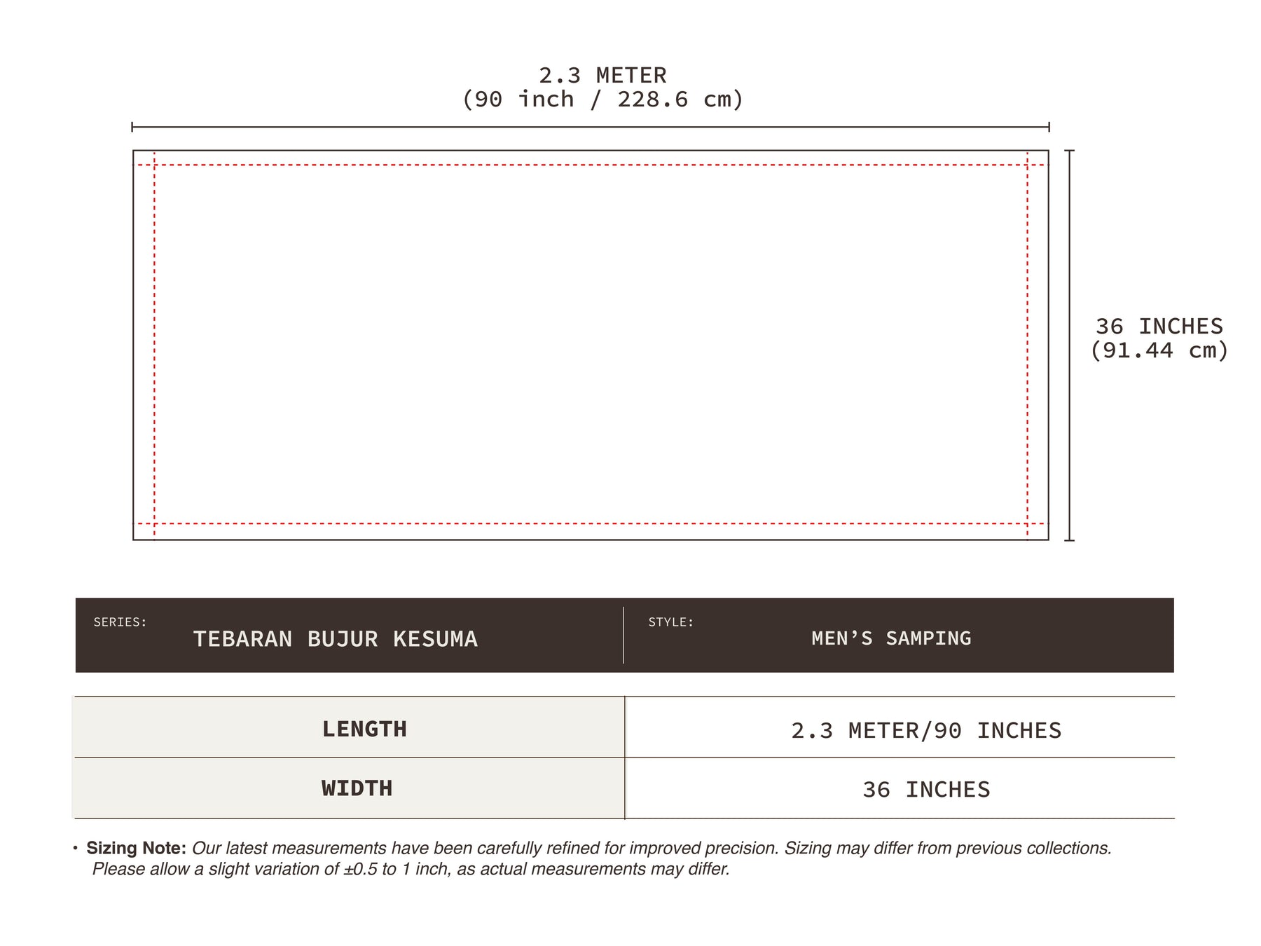 Samping Tebaran Bujur Kesuma - Black Silver