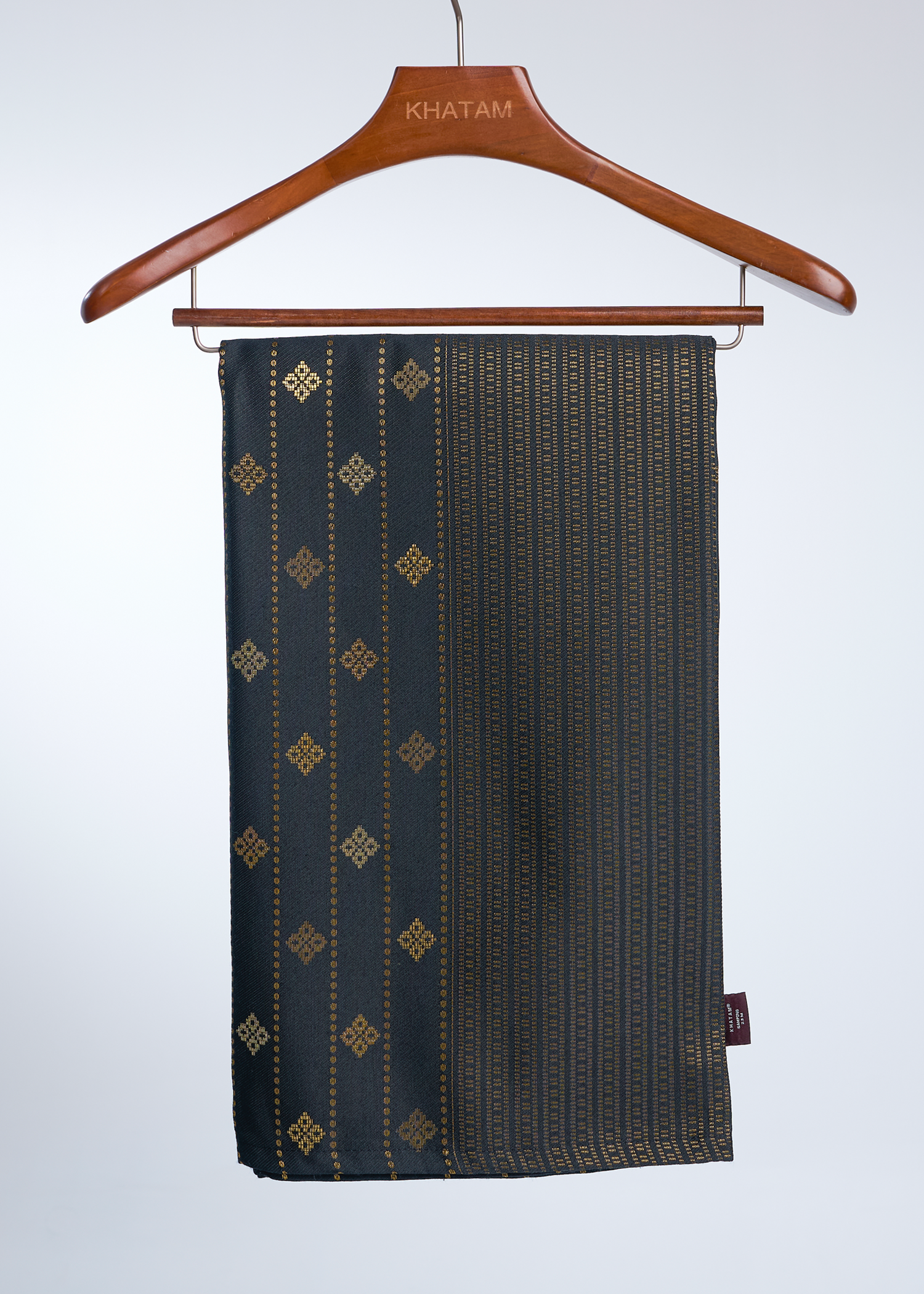 Samping Galur Melur - Hitam