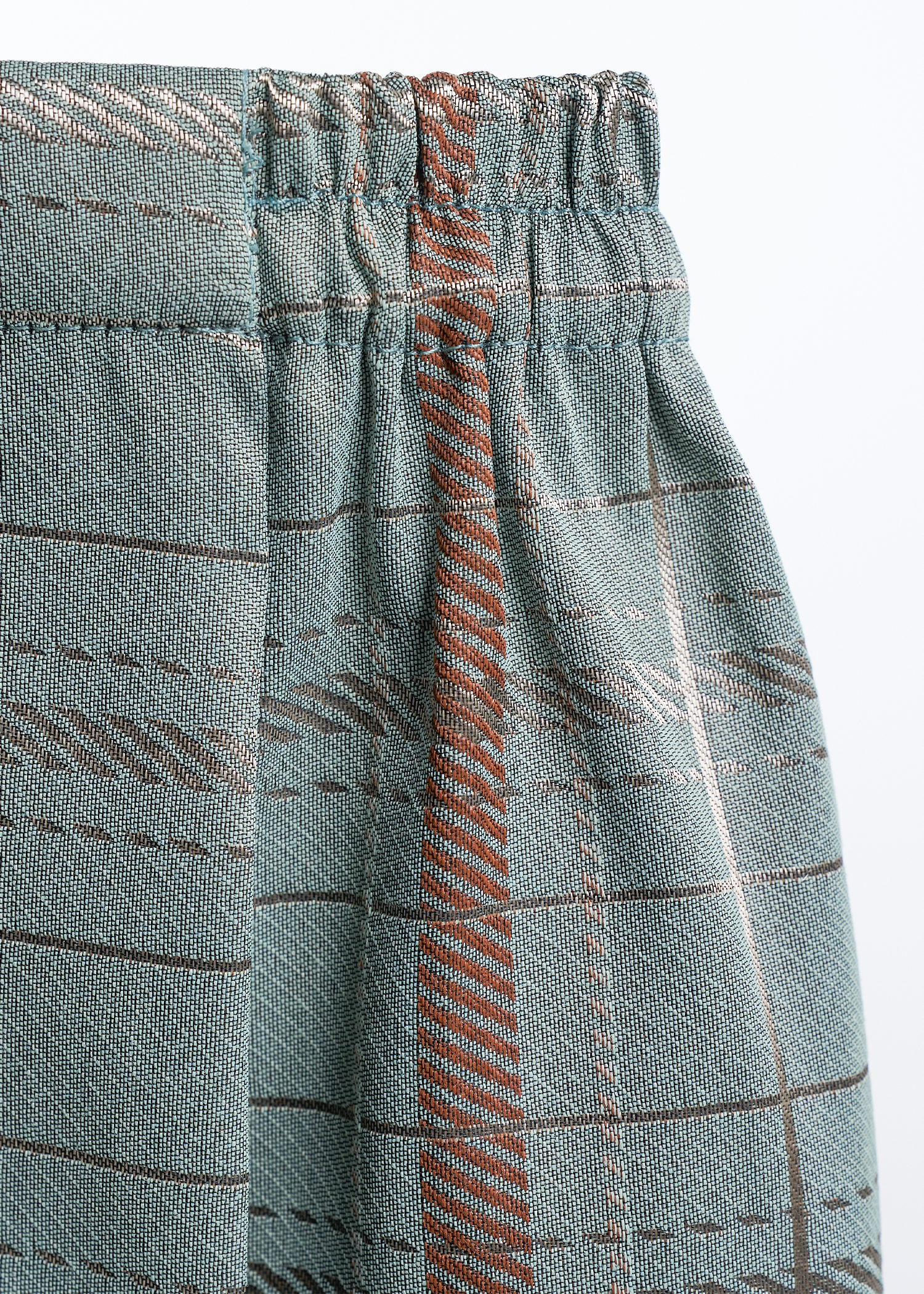 Boys Samping Larik Kekisi - Hijau