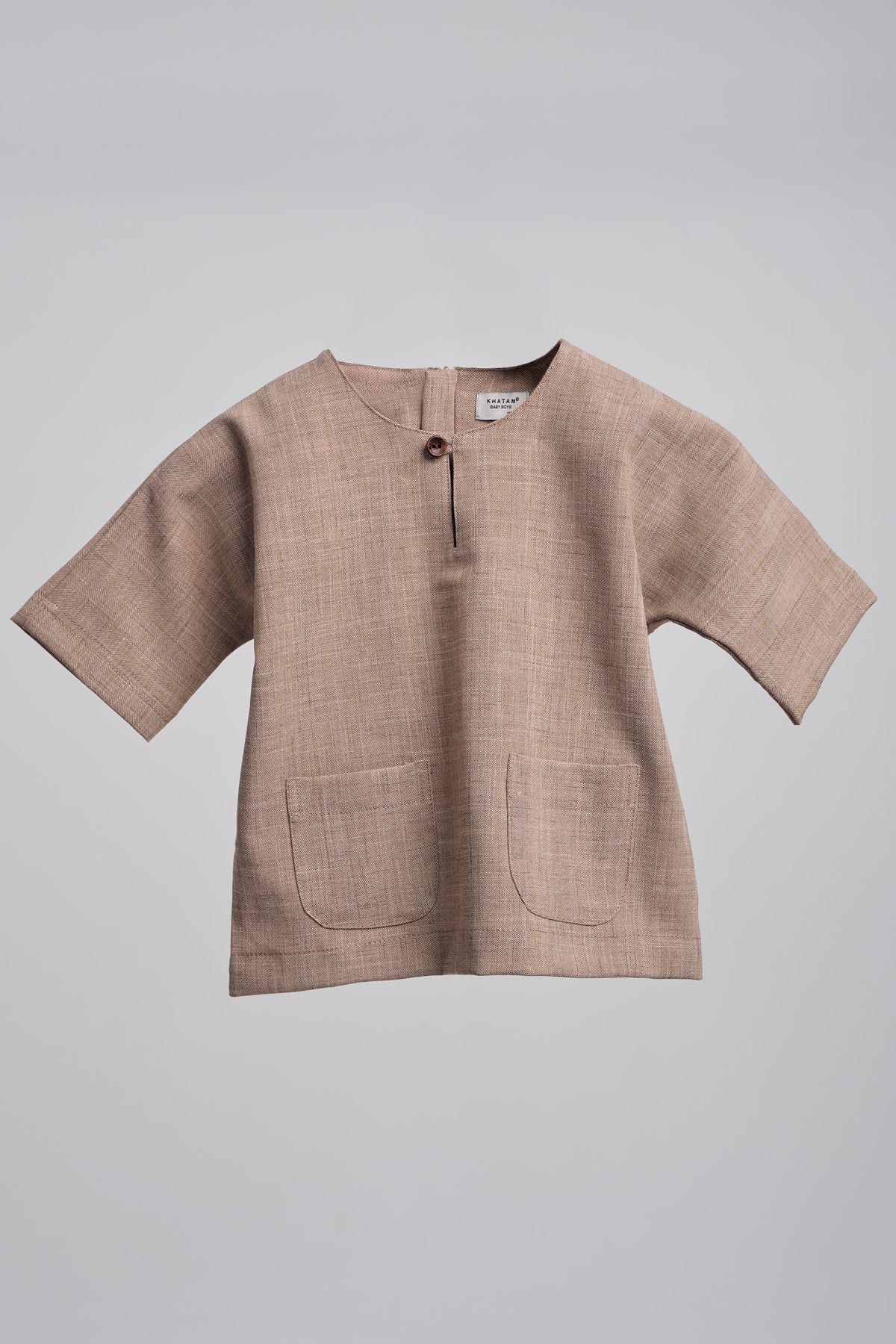 Setanjong Baby Boy Top - Brown