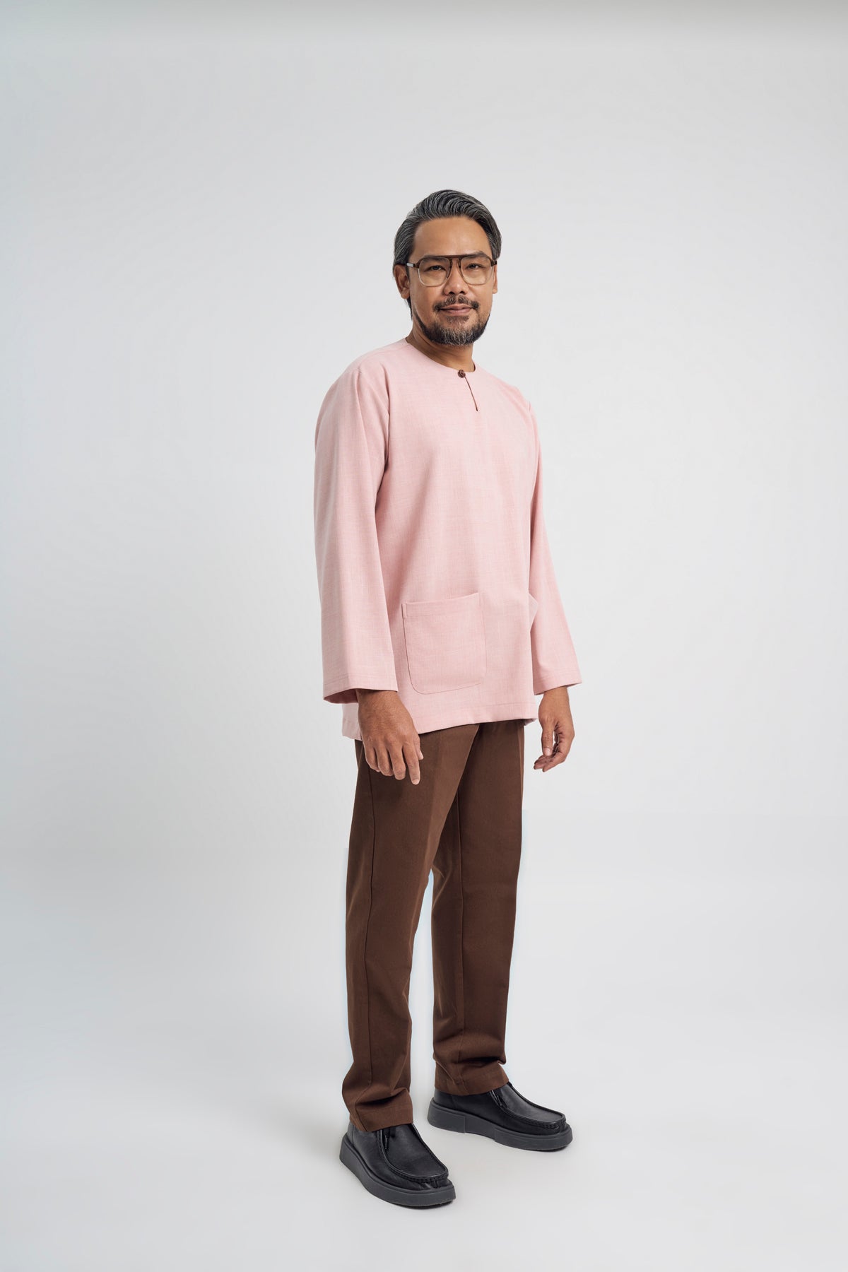 Setanjong Loose Fit Men Top - Pink