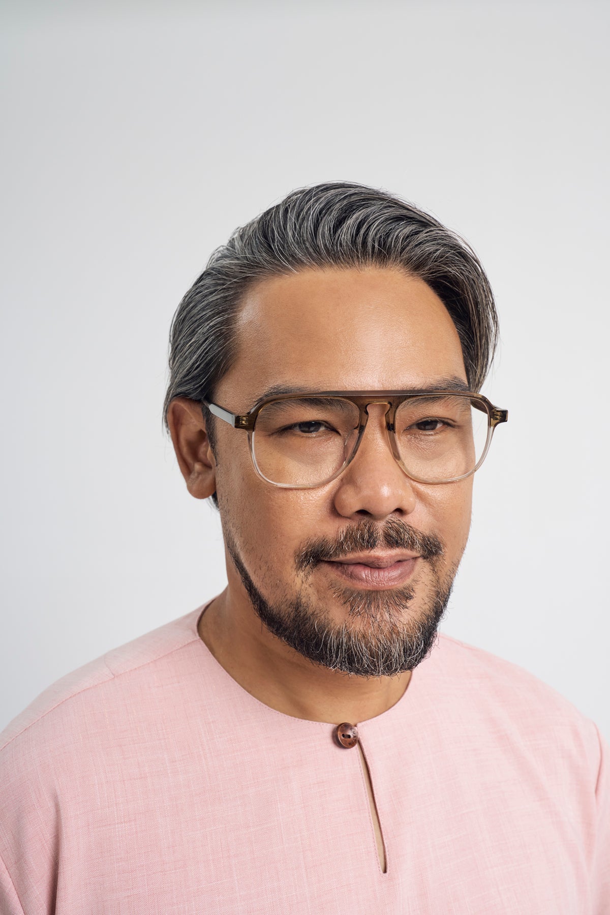 Setanjong Loose Fit Men Top - Pink