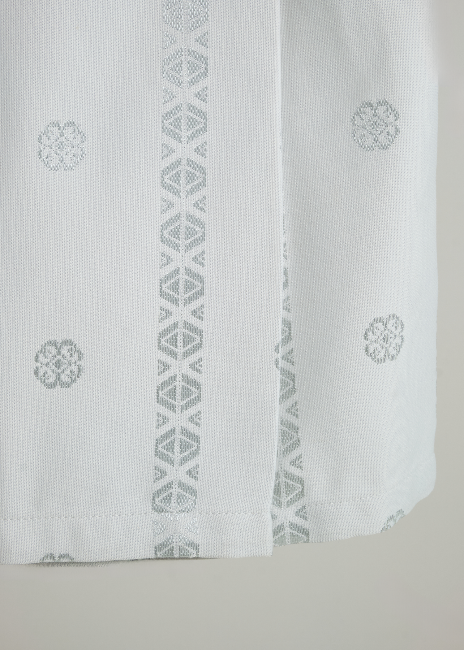 Boys Samping Kembang Anakan Mawar - Silver White