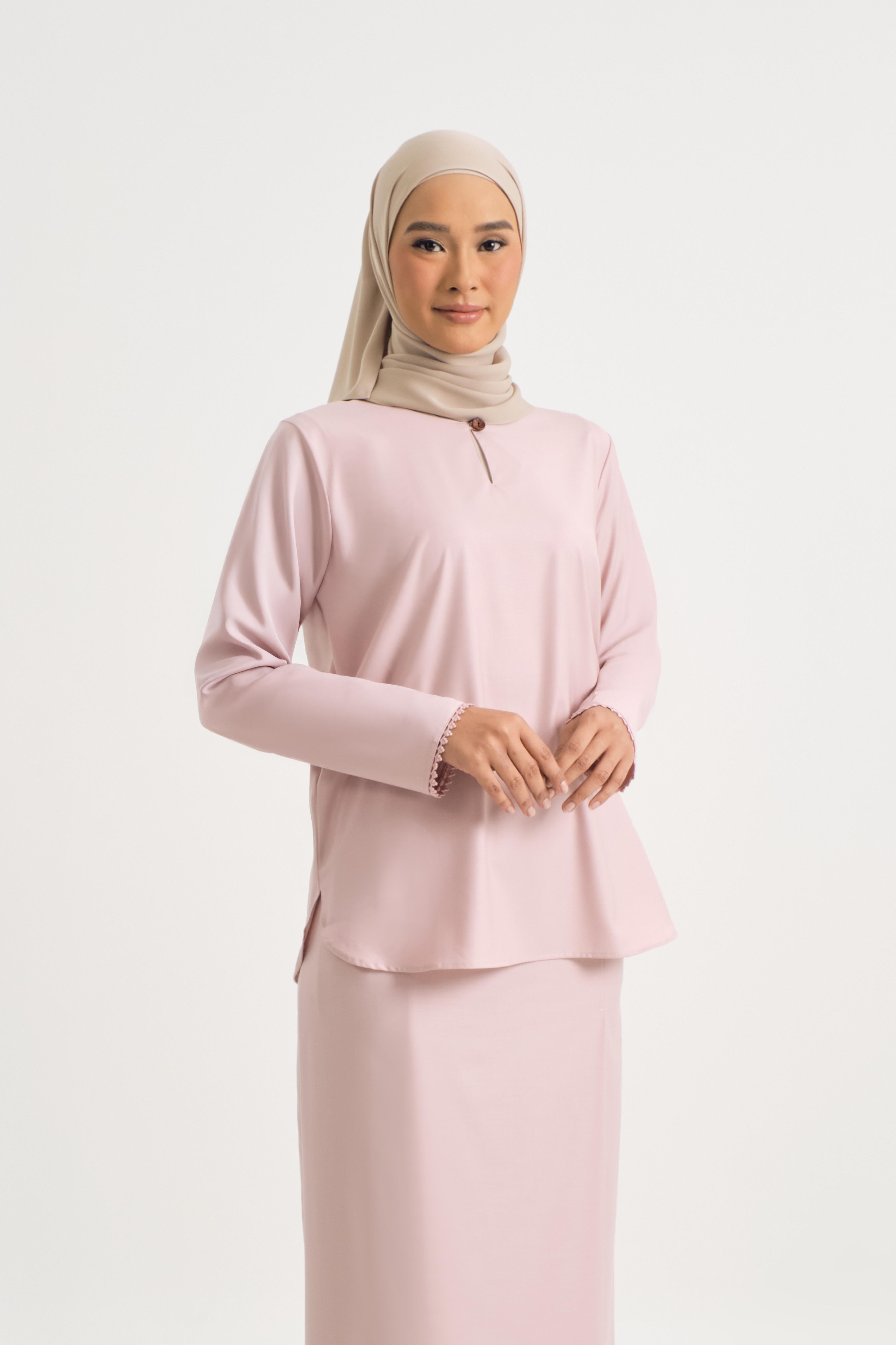 Patawali Baju Kurung - Soft Pink
