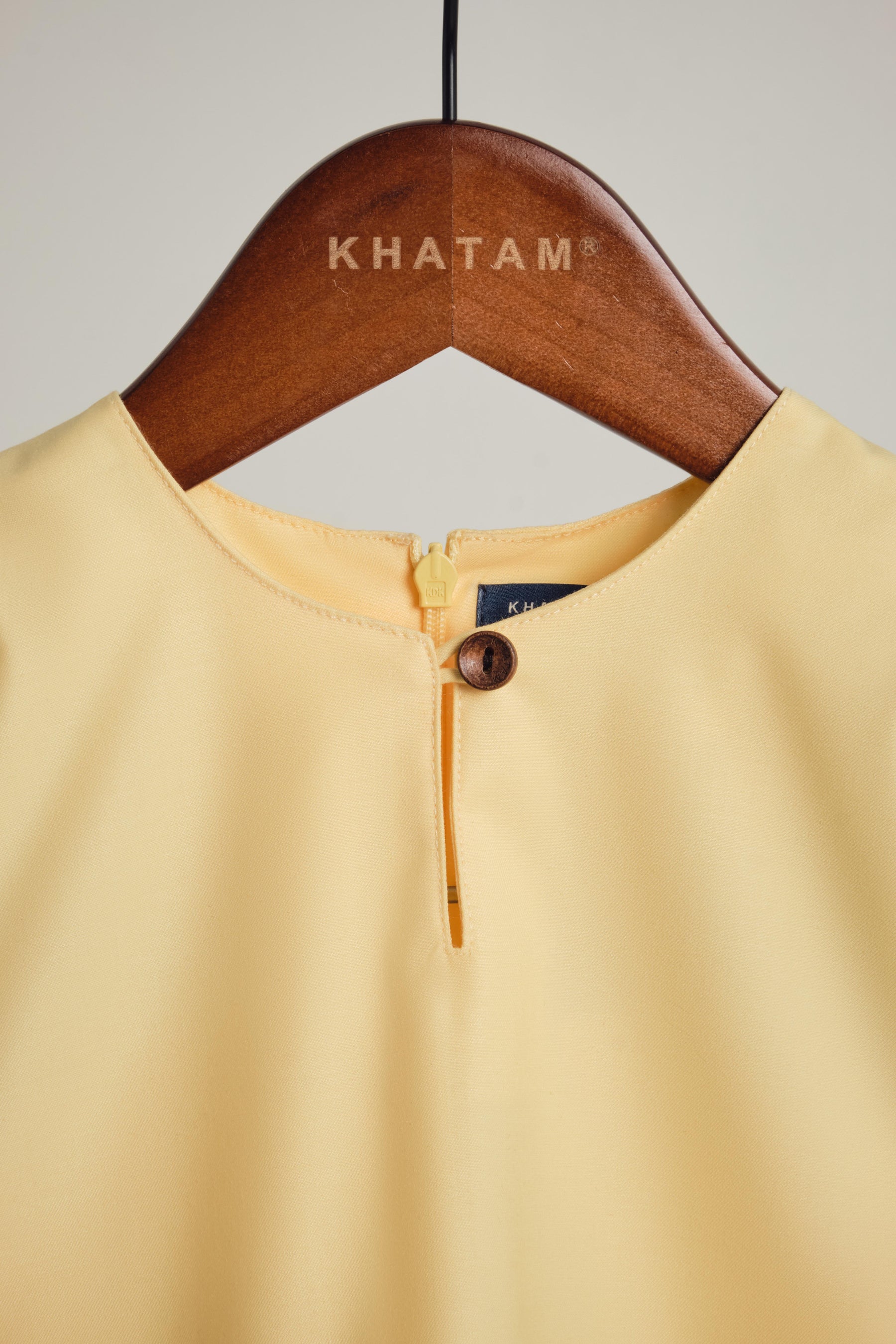 Patawali Baby Girls Baju Kurung - Soft Yellow