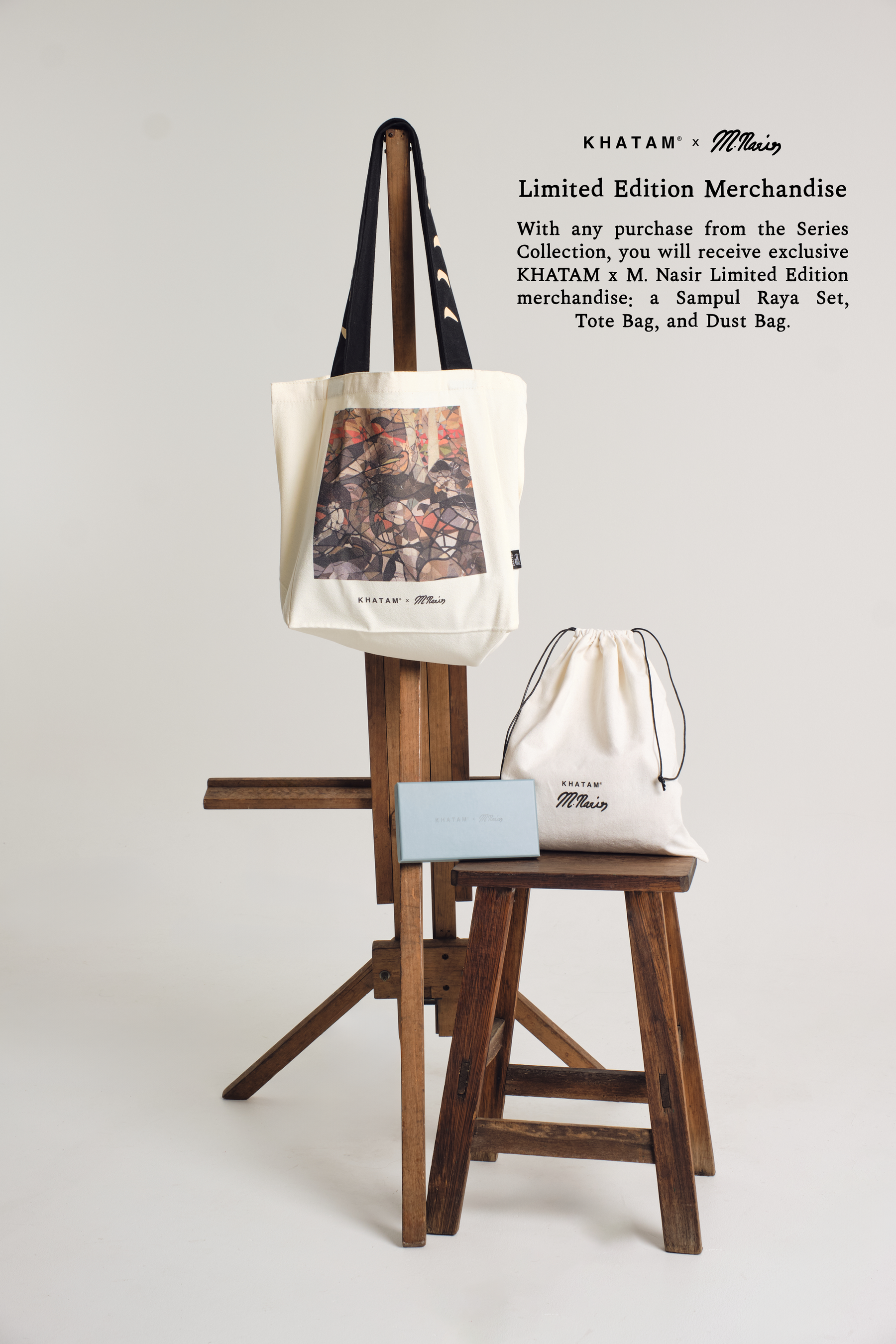 KHATAM x M.NASIR : Raglan Top - Slate Grey