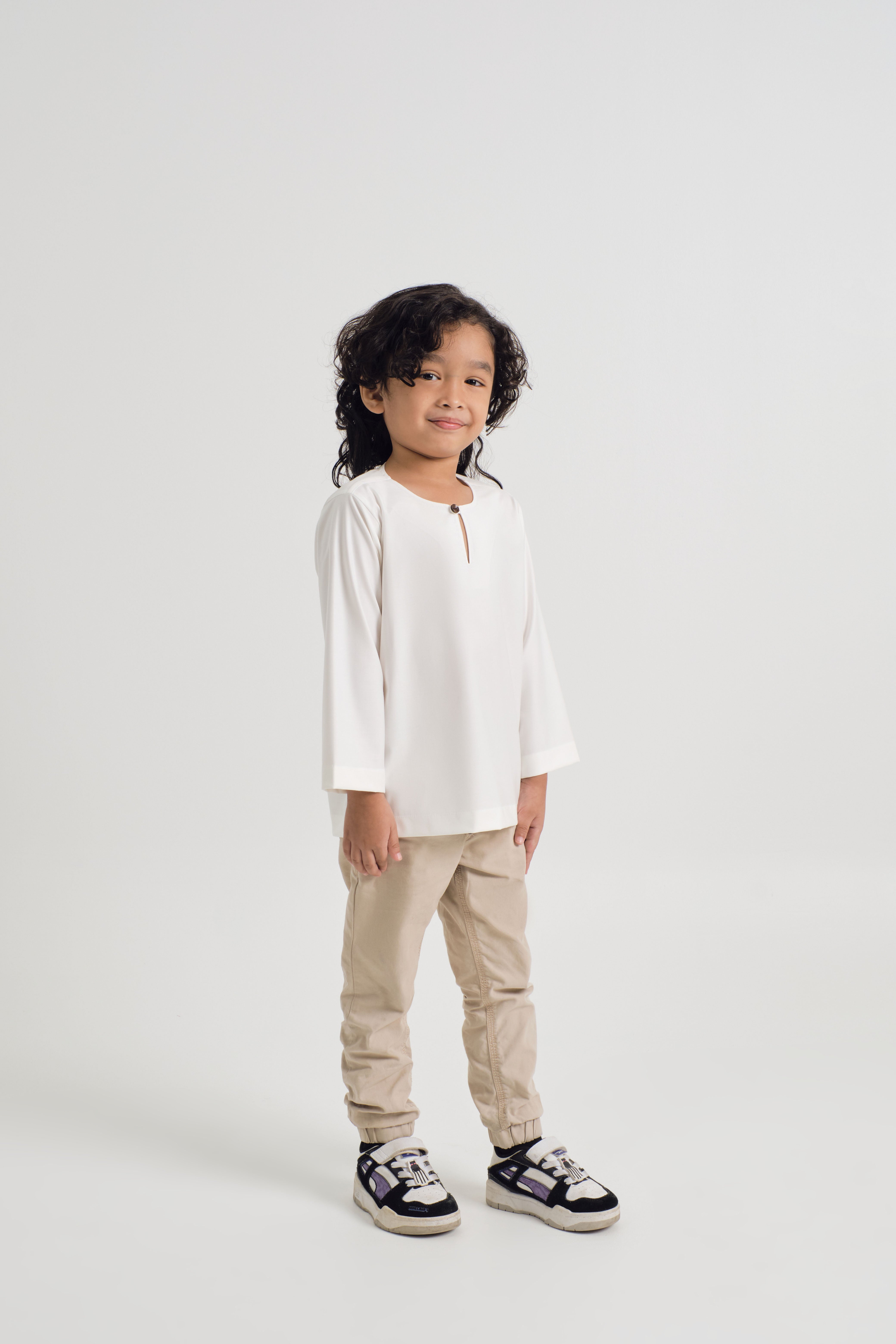 Patawali Boys Top - Antique White