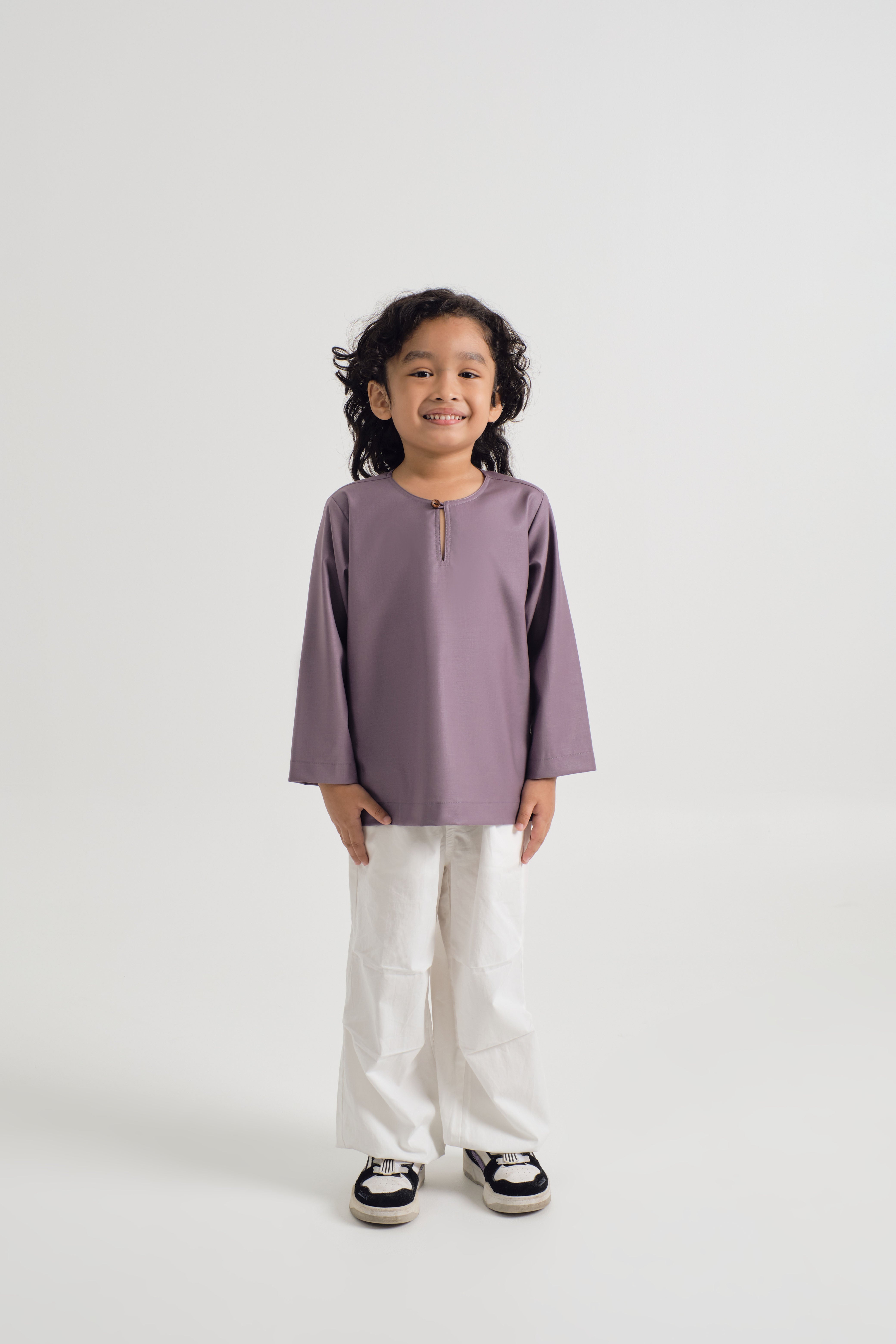 Patawali Boys Top - Dusty Lilac