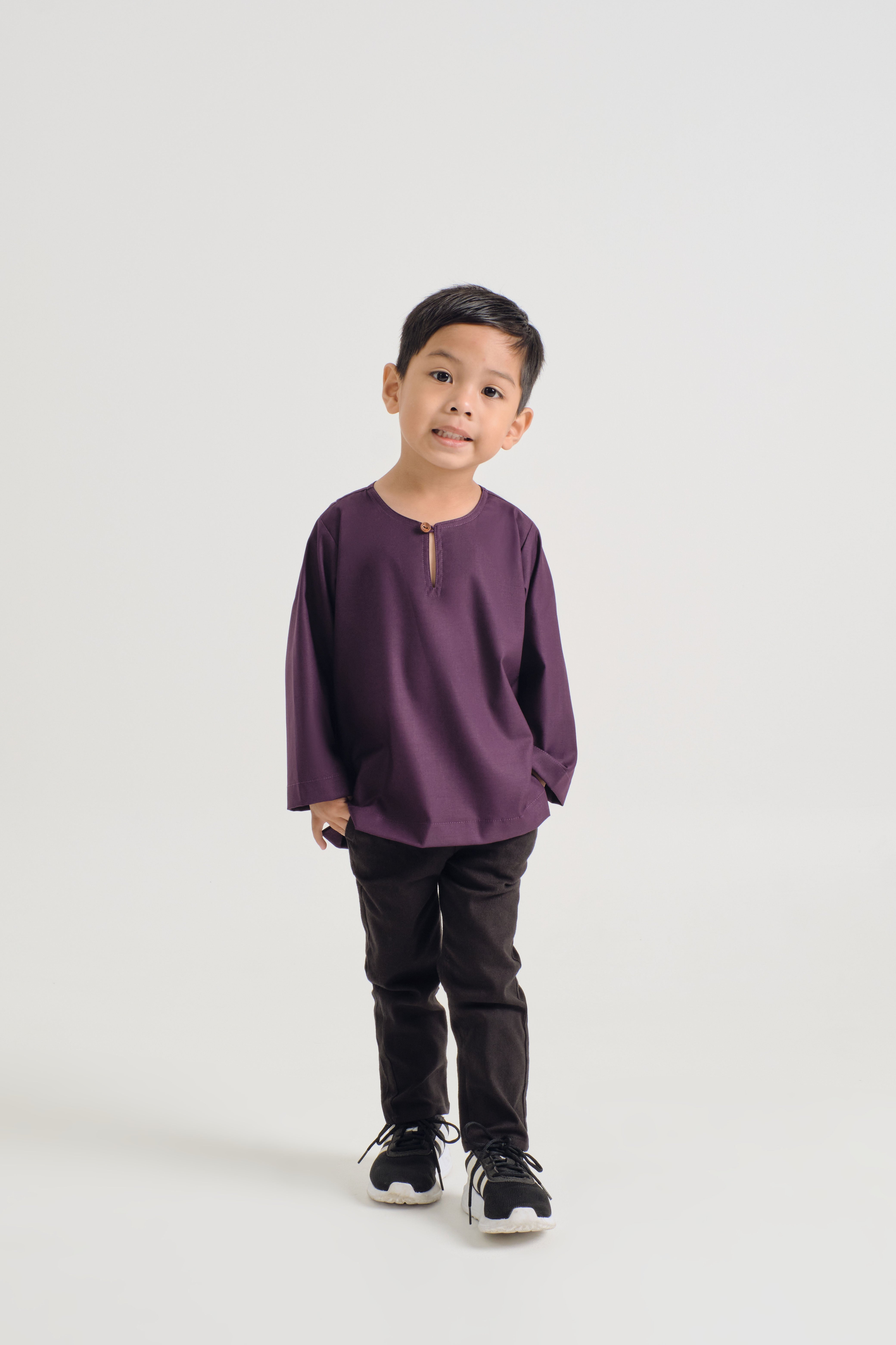 Patawali Boys Top - Dark Purple