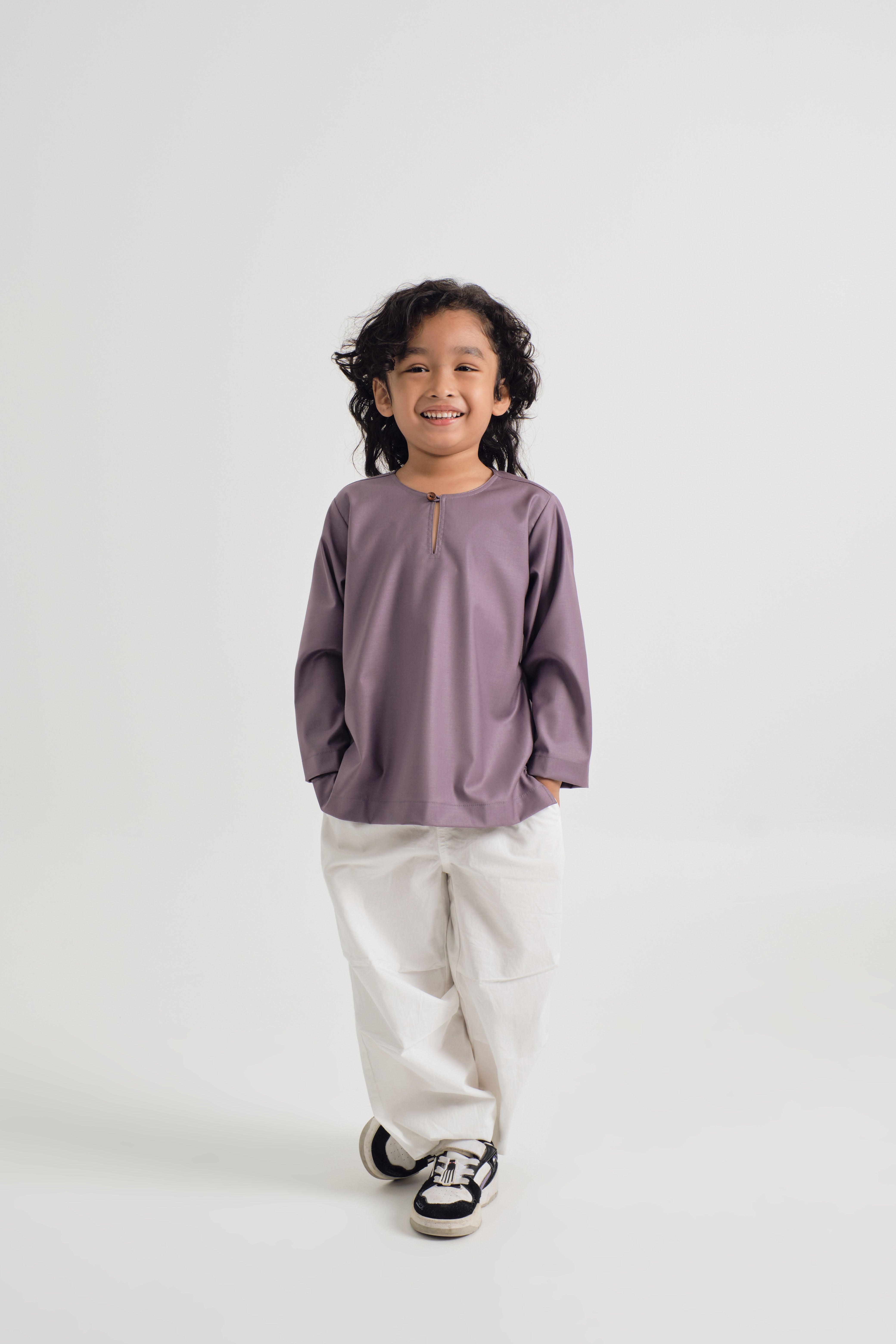 Patawali Boys Top - Dusty Lilac