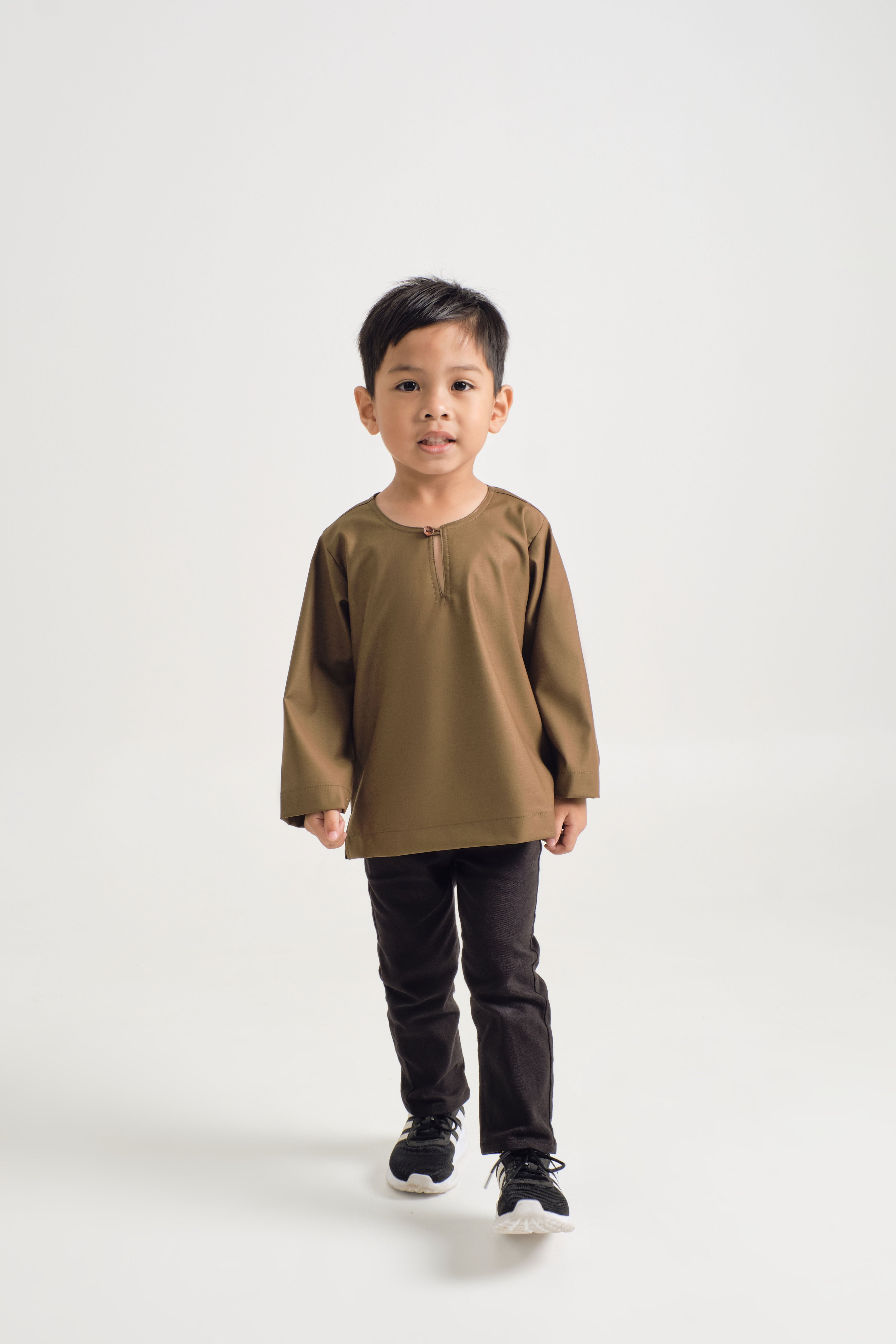 Patawali Boys Top - Walnut