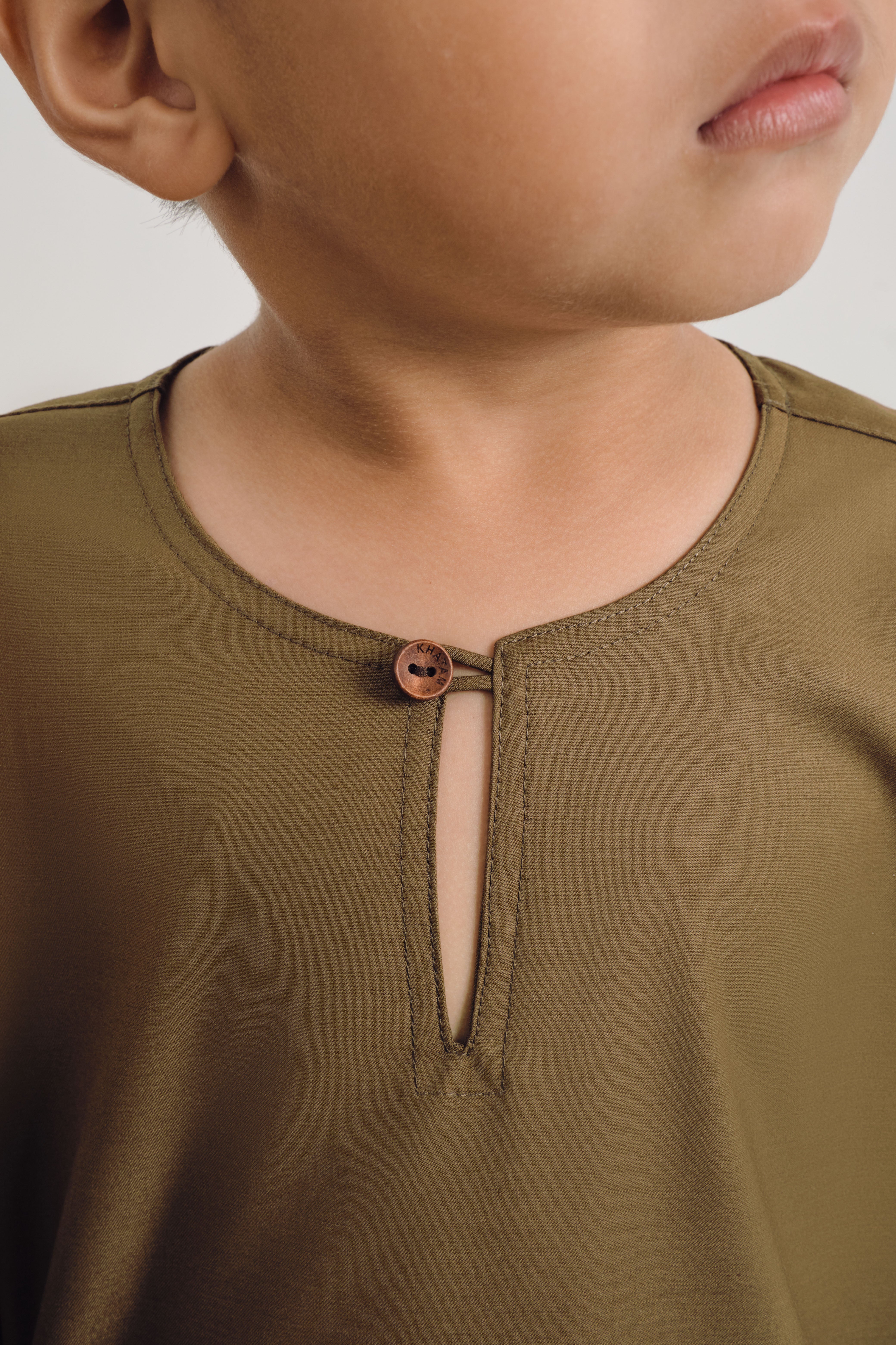 Patawali Boys Top - Walnut