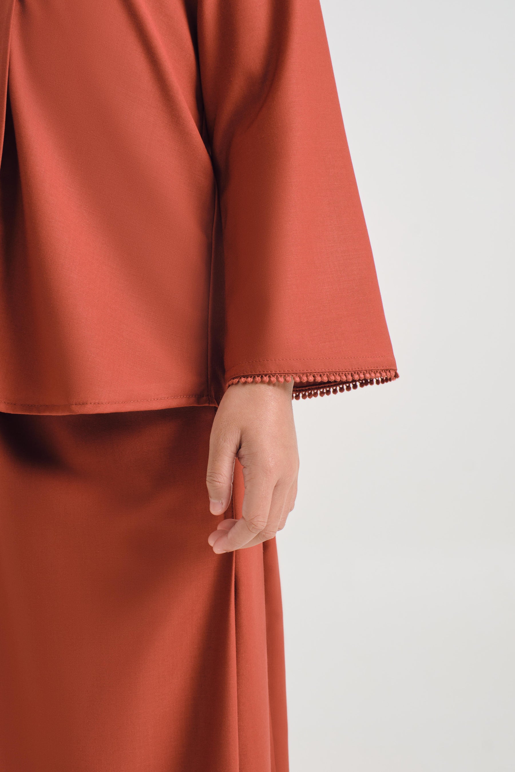 Patawali Girl Kebaya - Brick Red