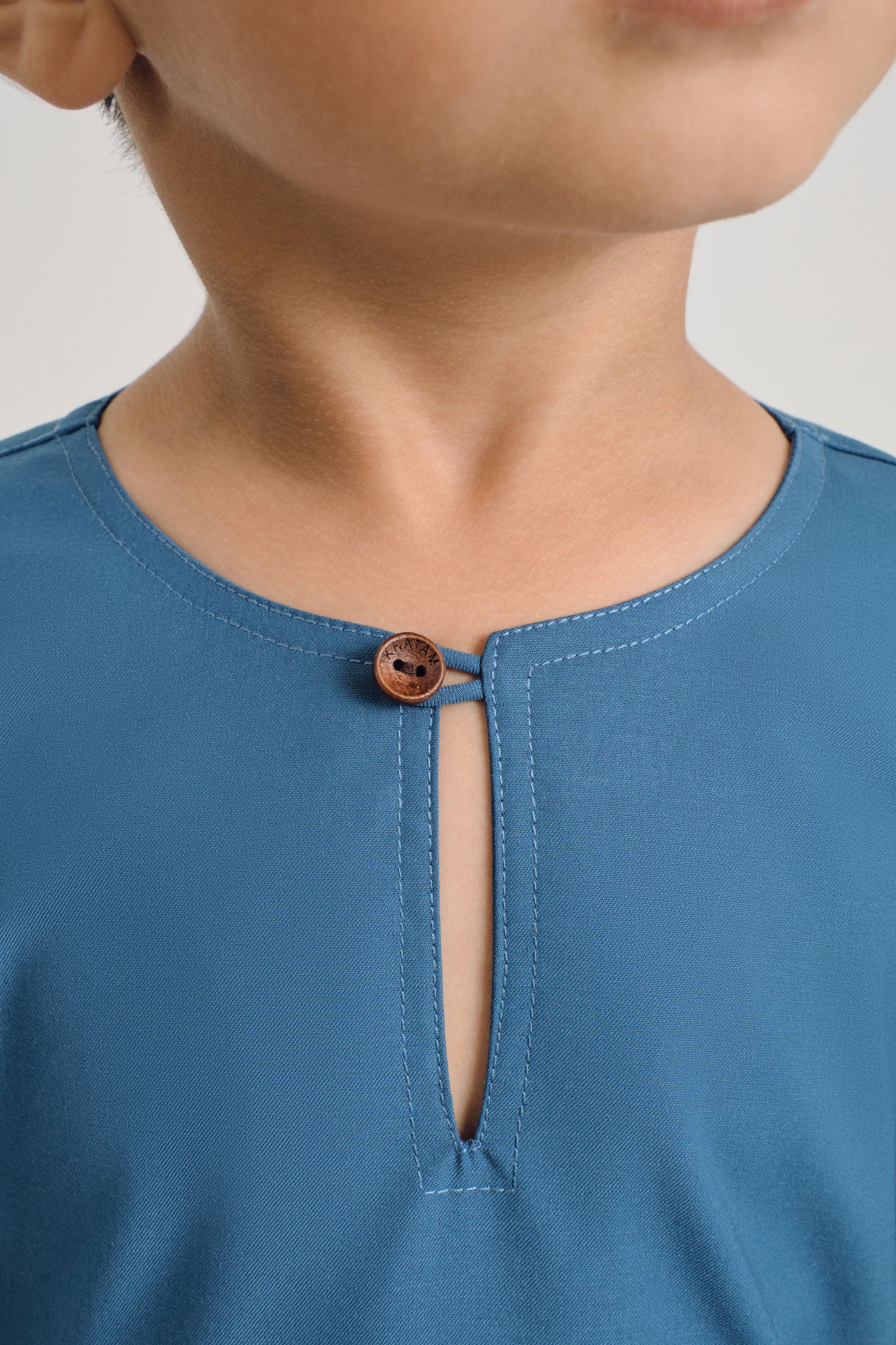 Patawali Boys Top - Ocean Blue