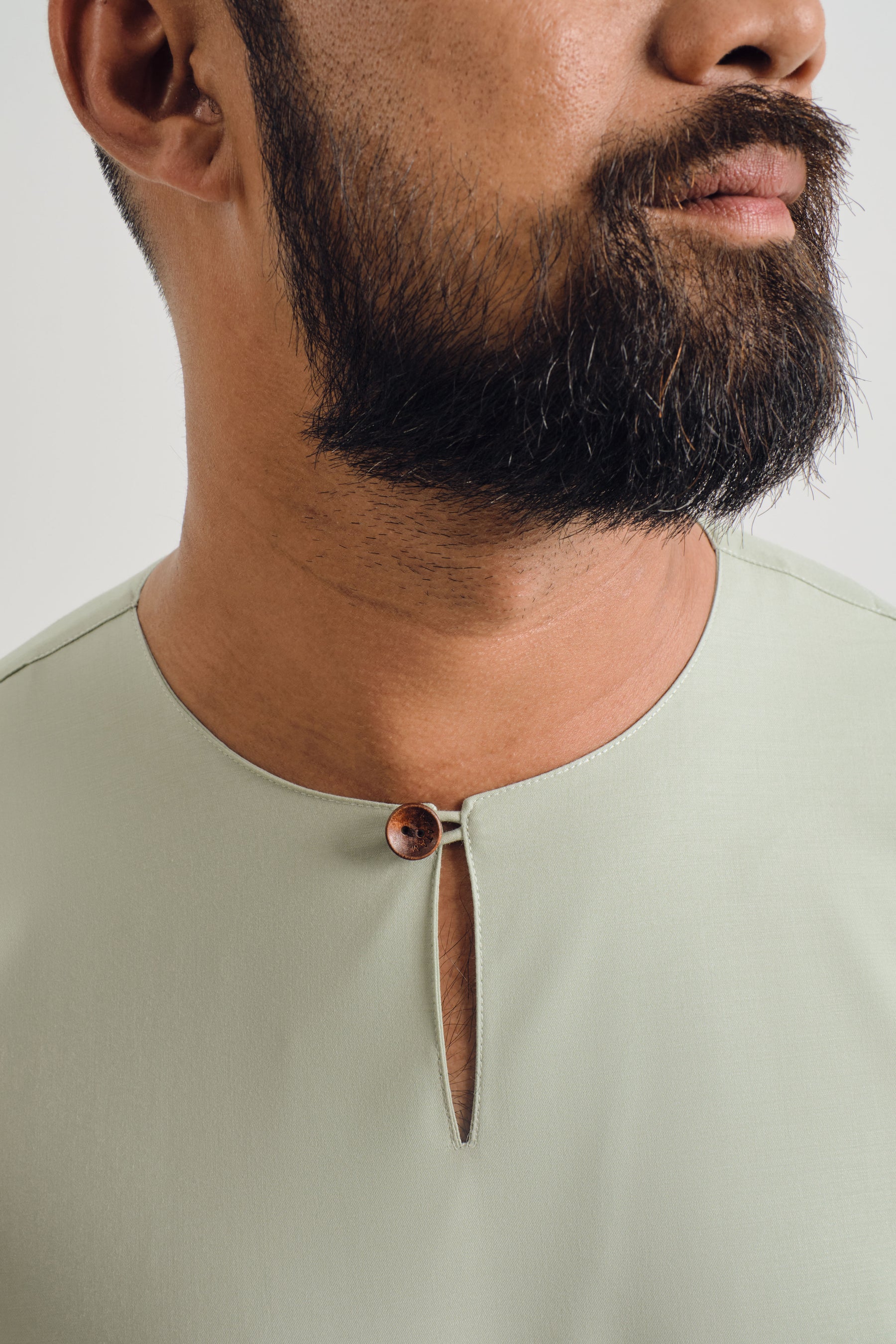 Patawali Three Quarter Sleeve Top - Mint Green