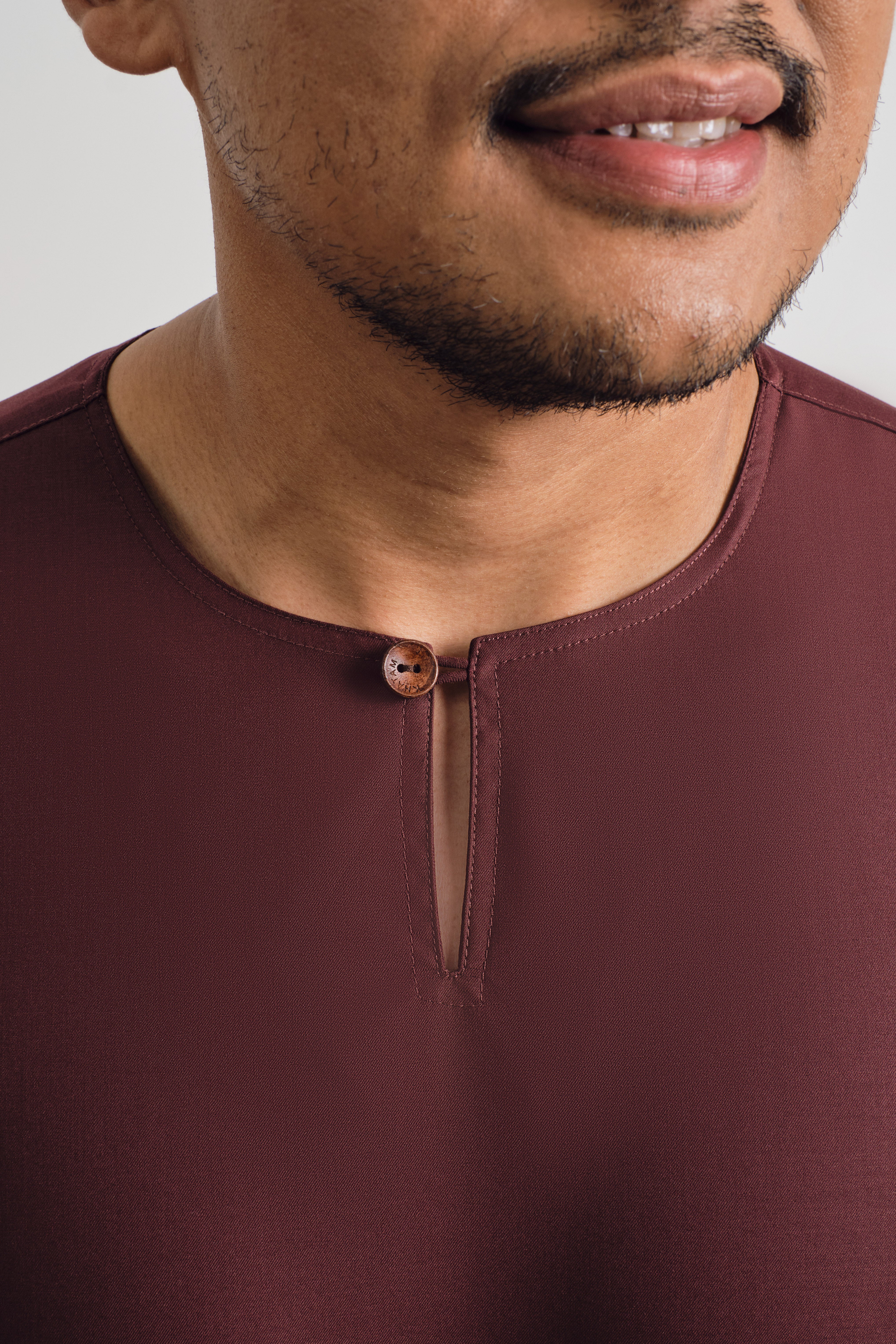 Patawali Top - Burgundy Red