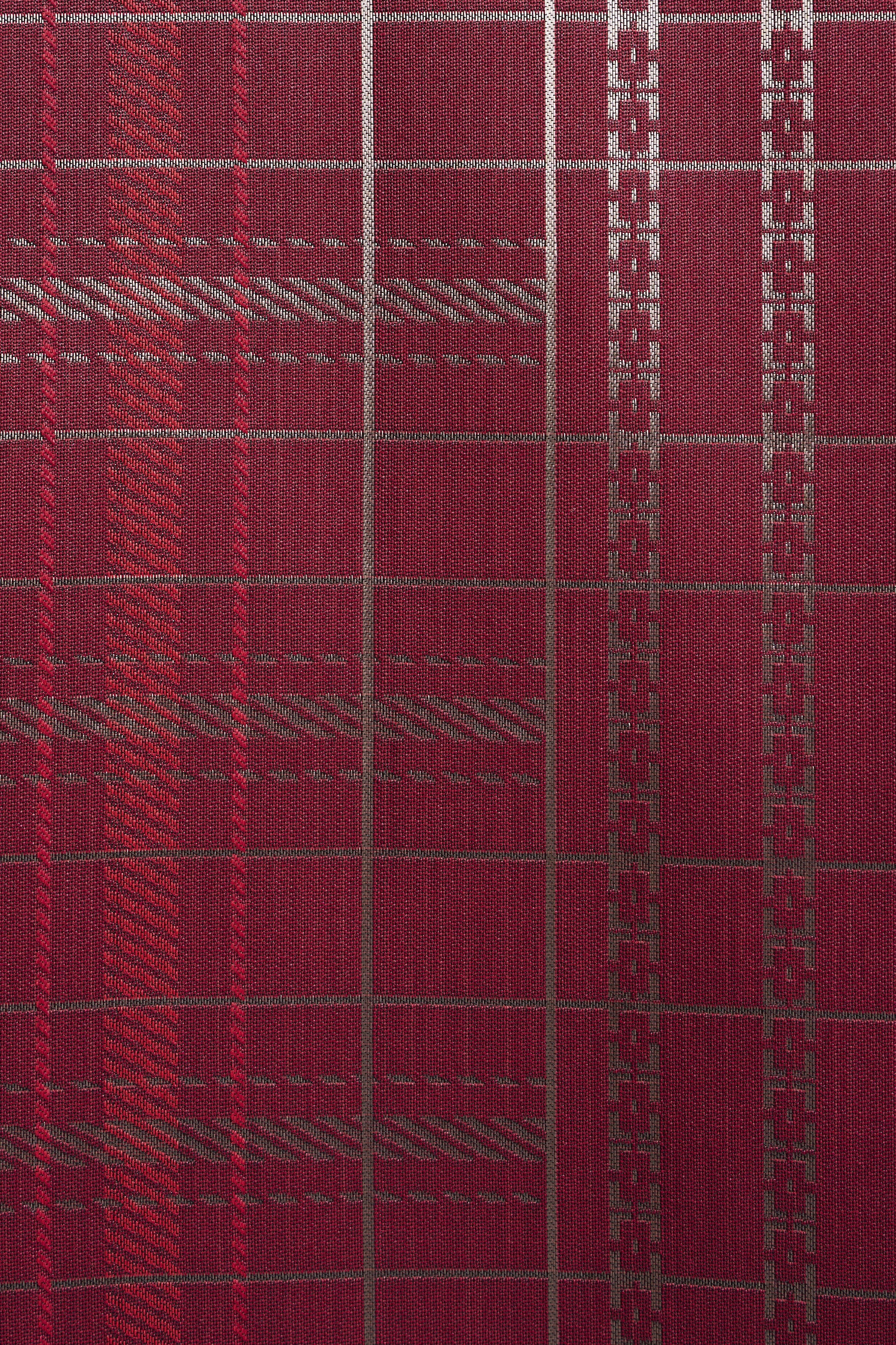 Samping Larik Kekisi - Merah Hati