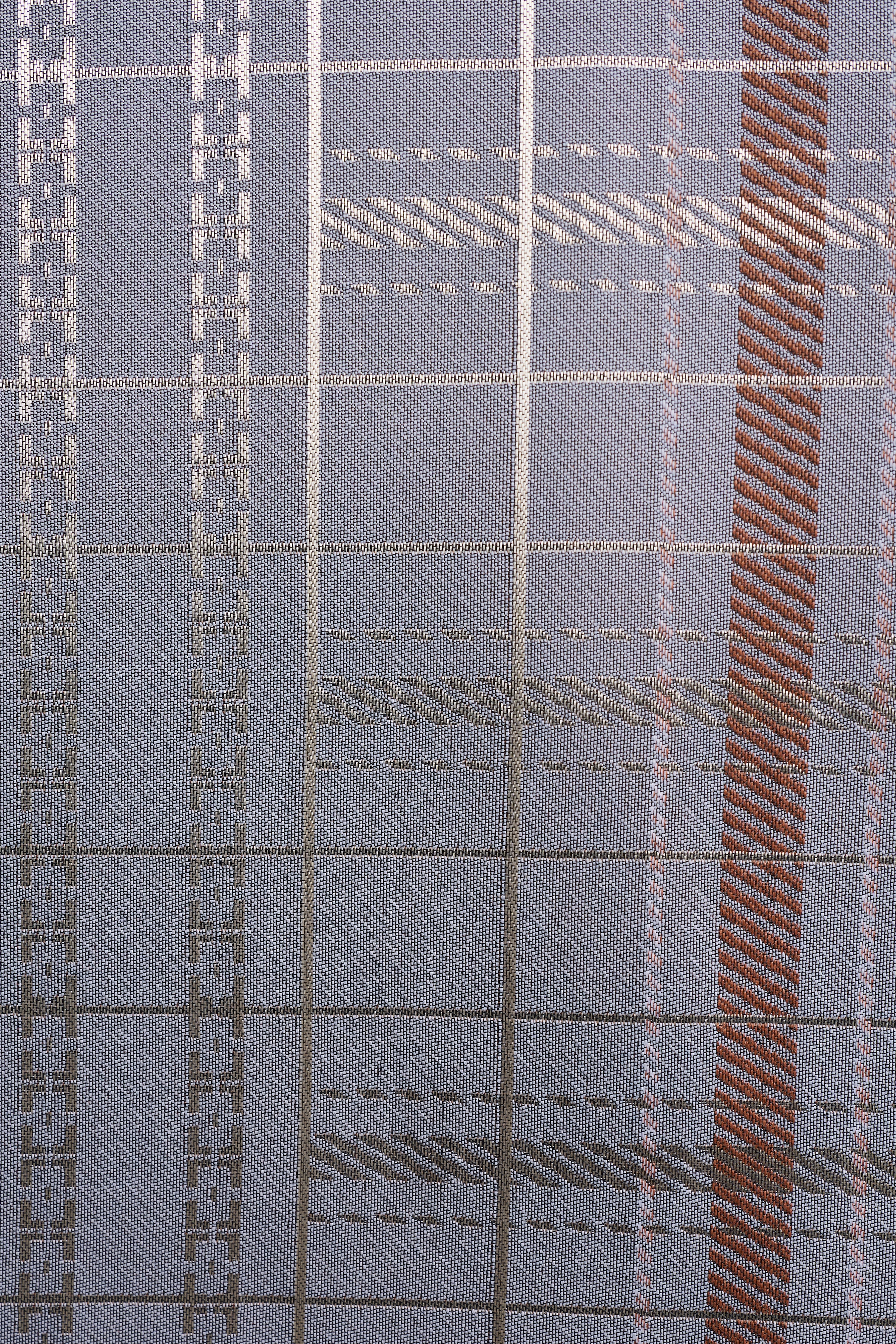 Samping Larik Kekisi - Kelabu