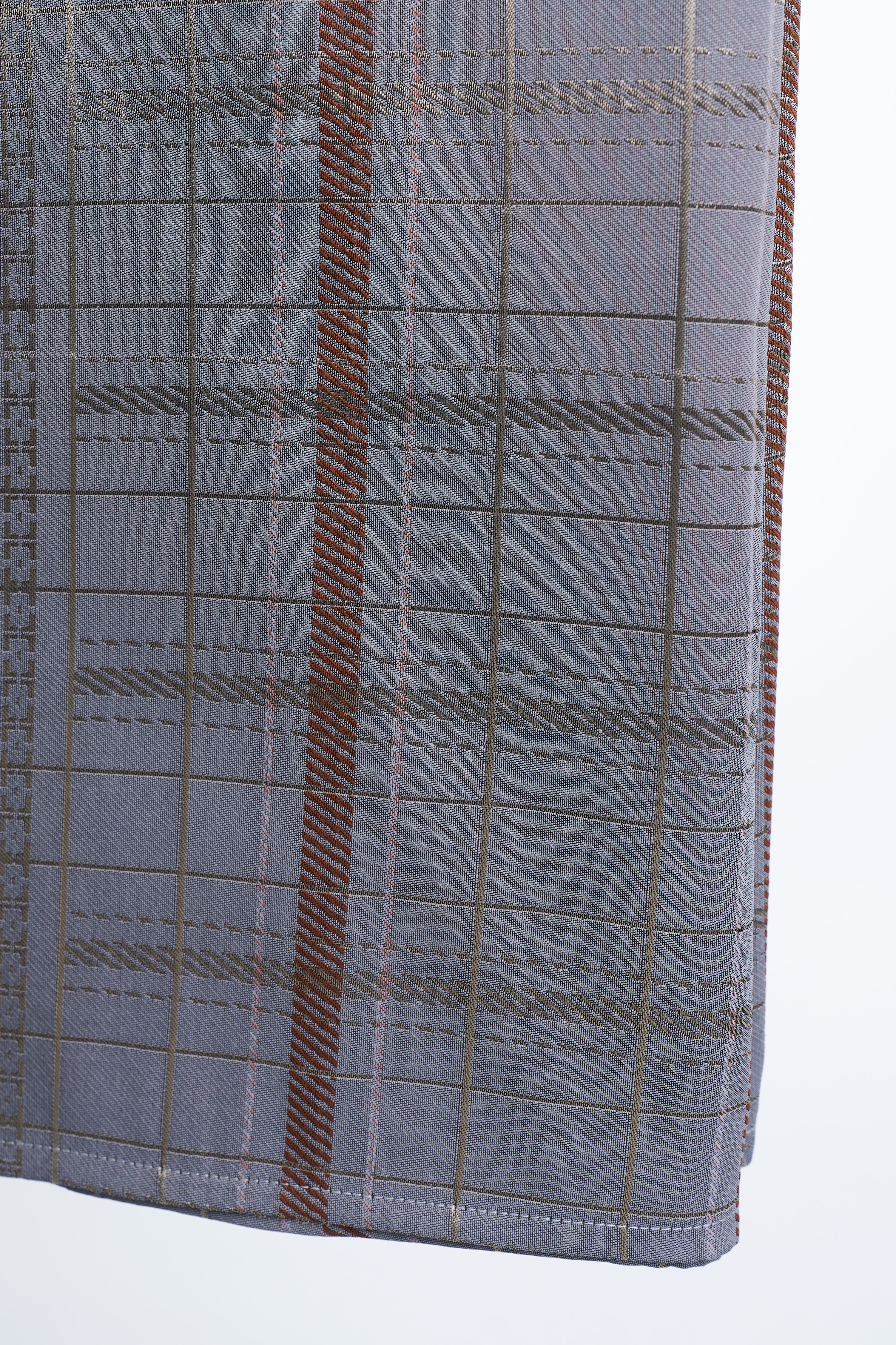 Samping Larik Kekisi - Kelabu