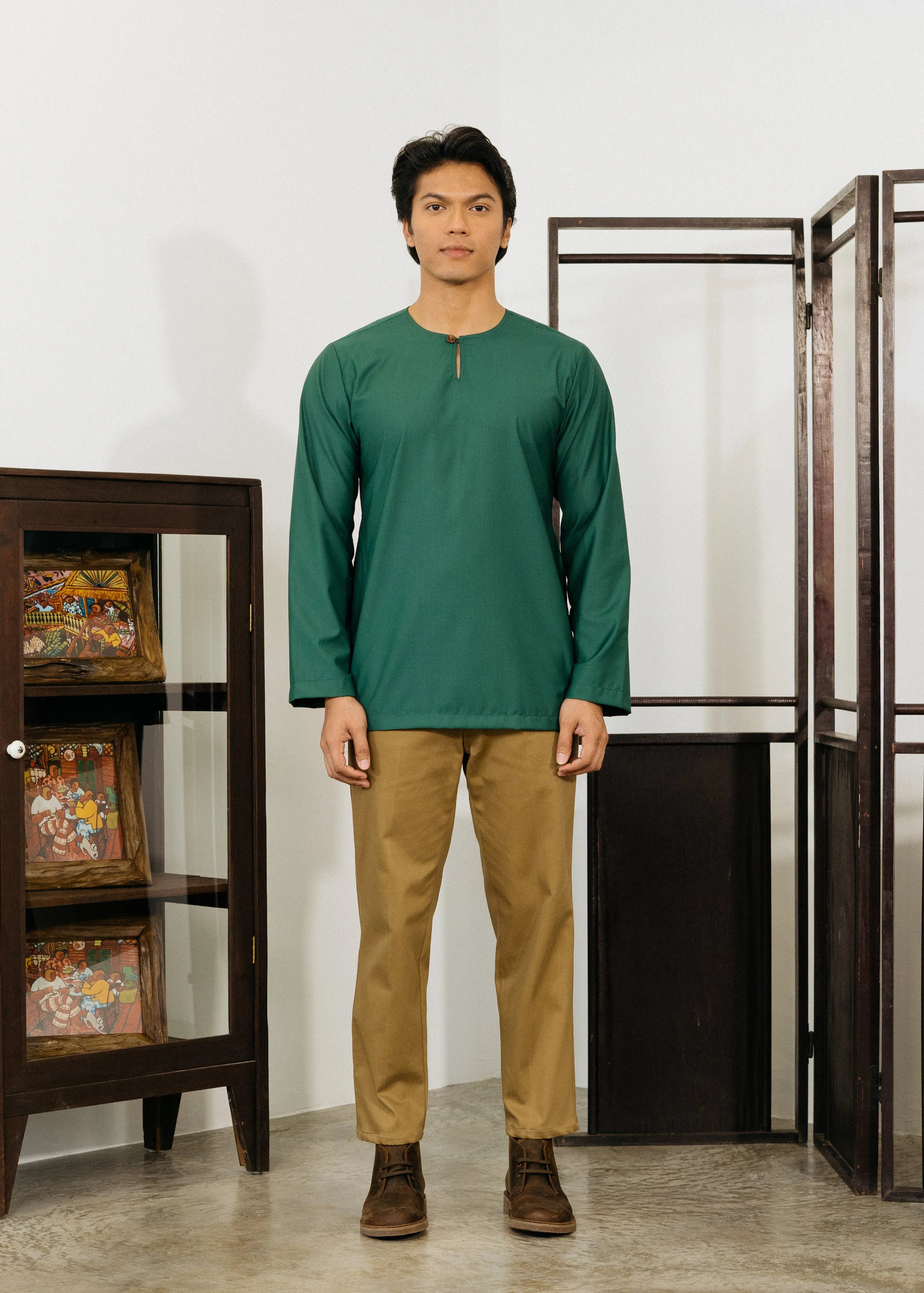 Patawali Top - Emerald Green