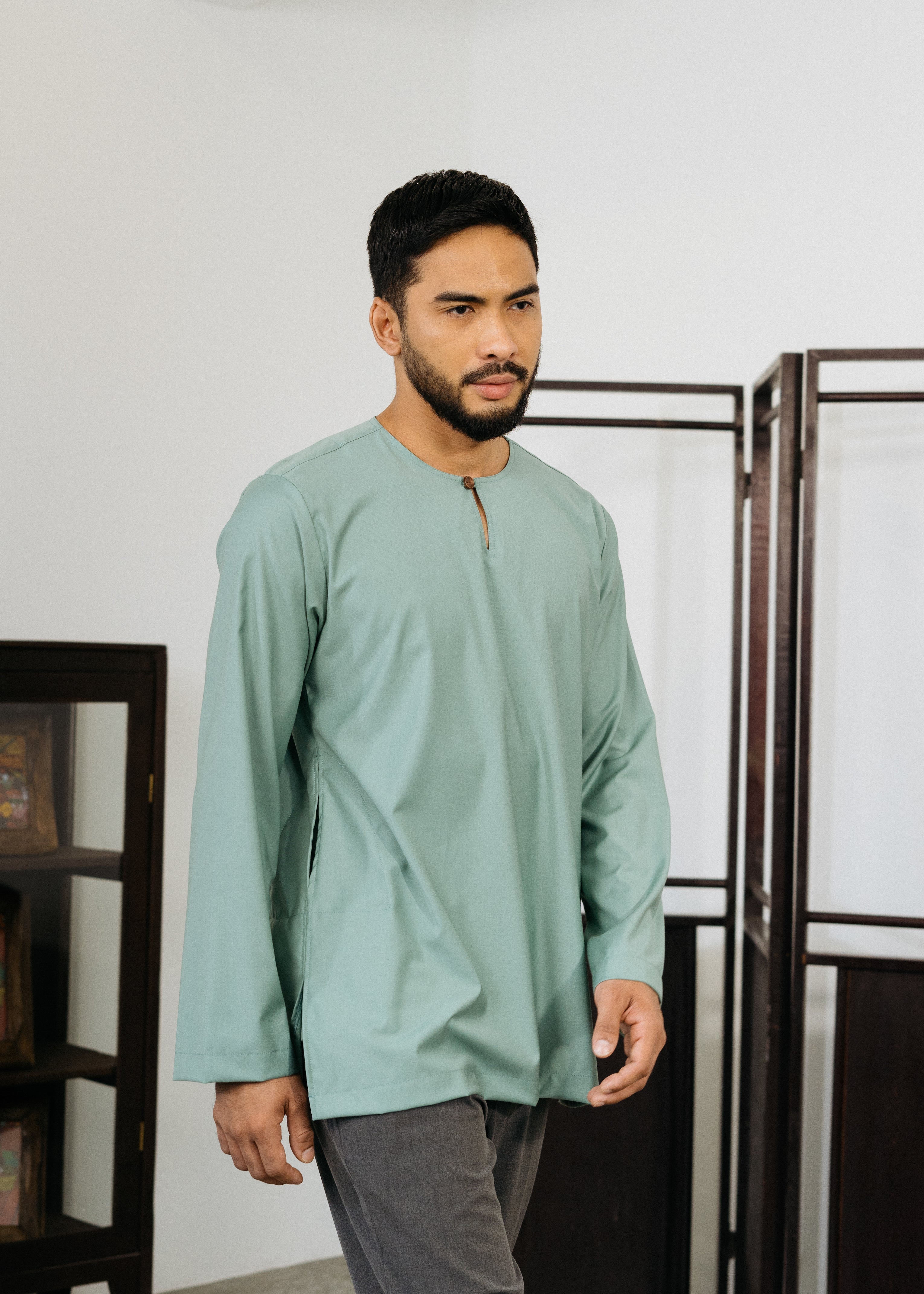 Patawali Top Soft Teal Green