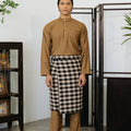 Patawali Baju Melayu Cekak Musang Coffee Brown