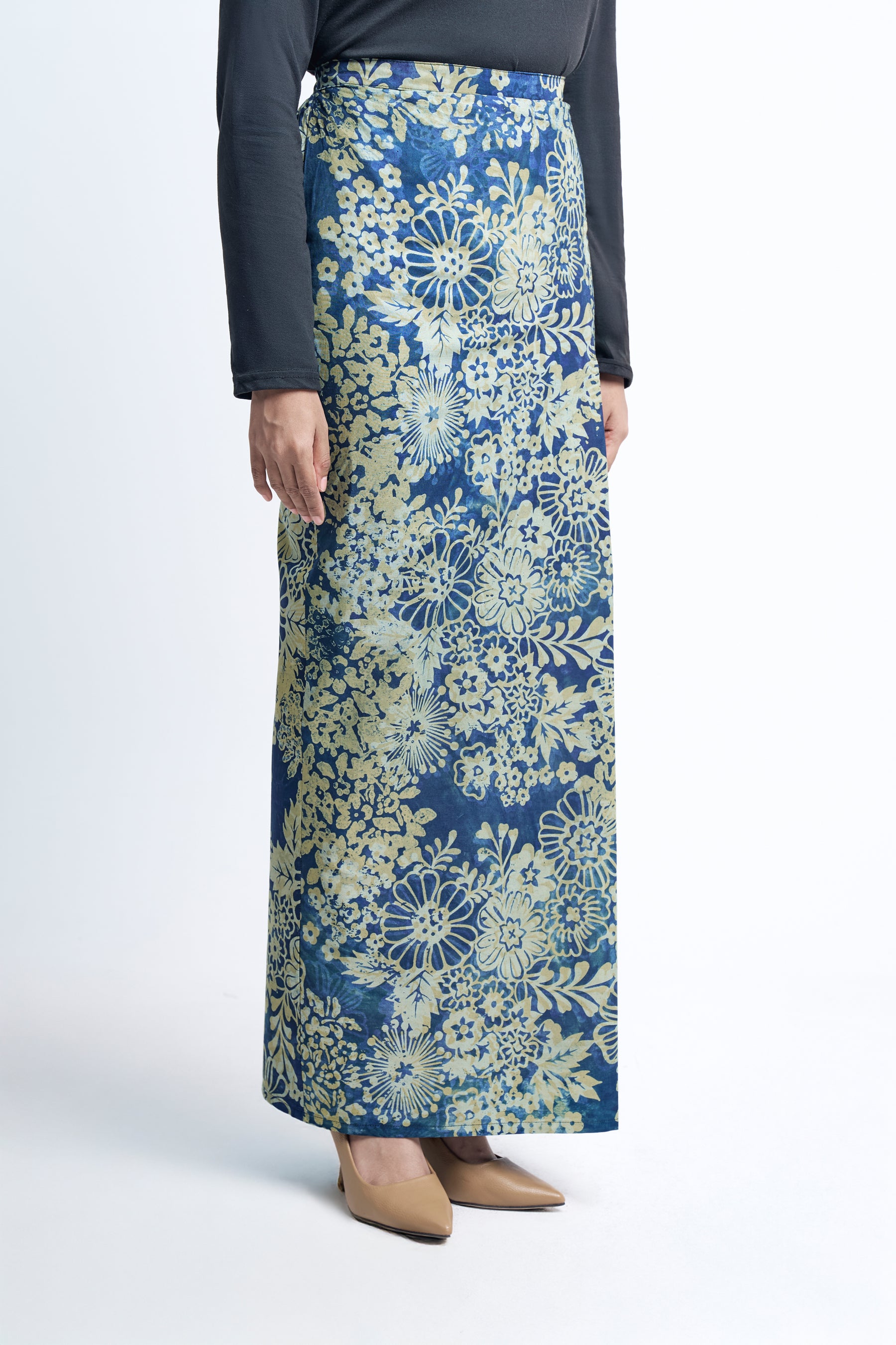 Artisan Clay Batik (Skirt) - Blue Green