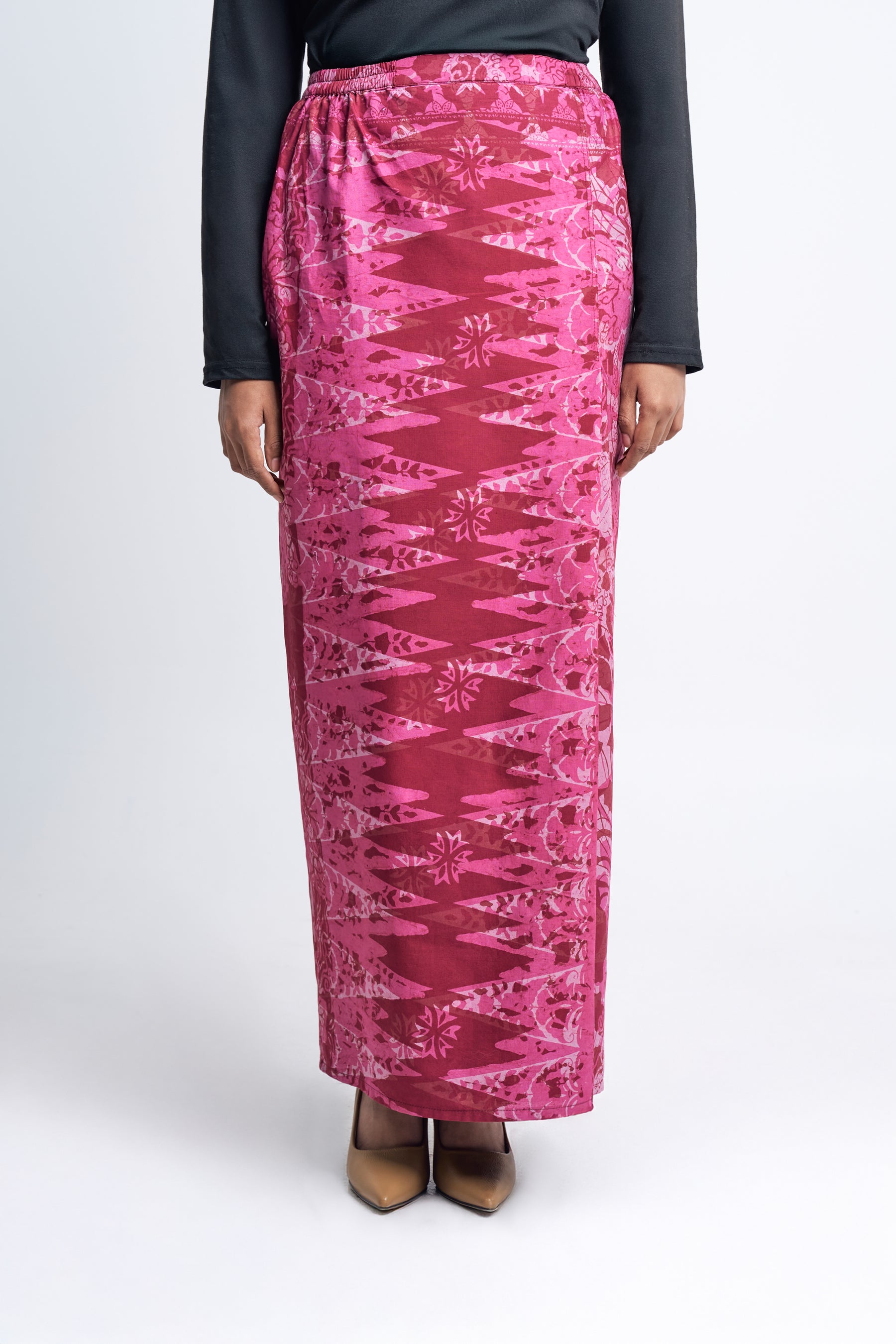 Artisan Clay Batik (Skirt) - Bold Pink