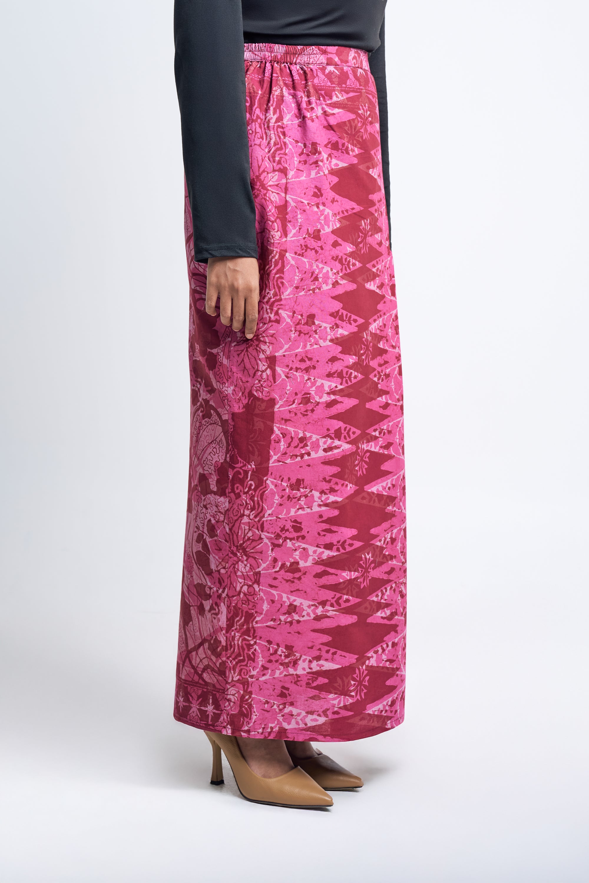 Artisan Clay Batik (Skirt) - Bold Pink