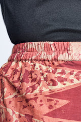 Artisan Clay Batik (Skirt) - Mandarin Red