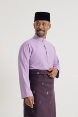 Patawali Baju Melayu Cekak Musang - Purple