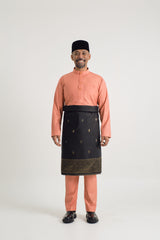 Patawali Baju Melayu Cekak Musang - Pumpkin