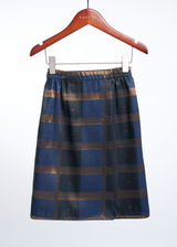 Boys Samping Lajur Cengkih - Emas Biru