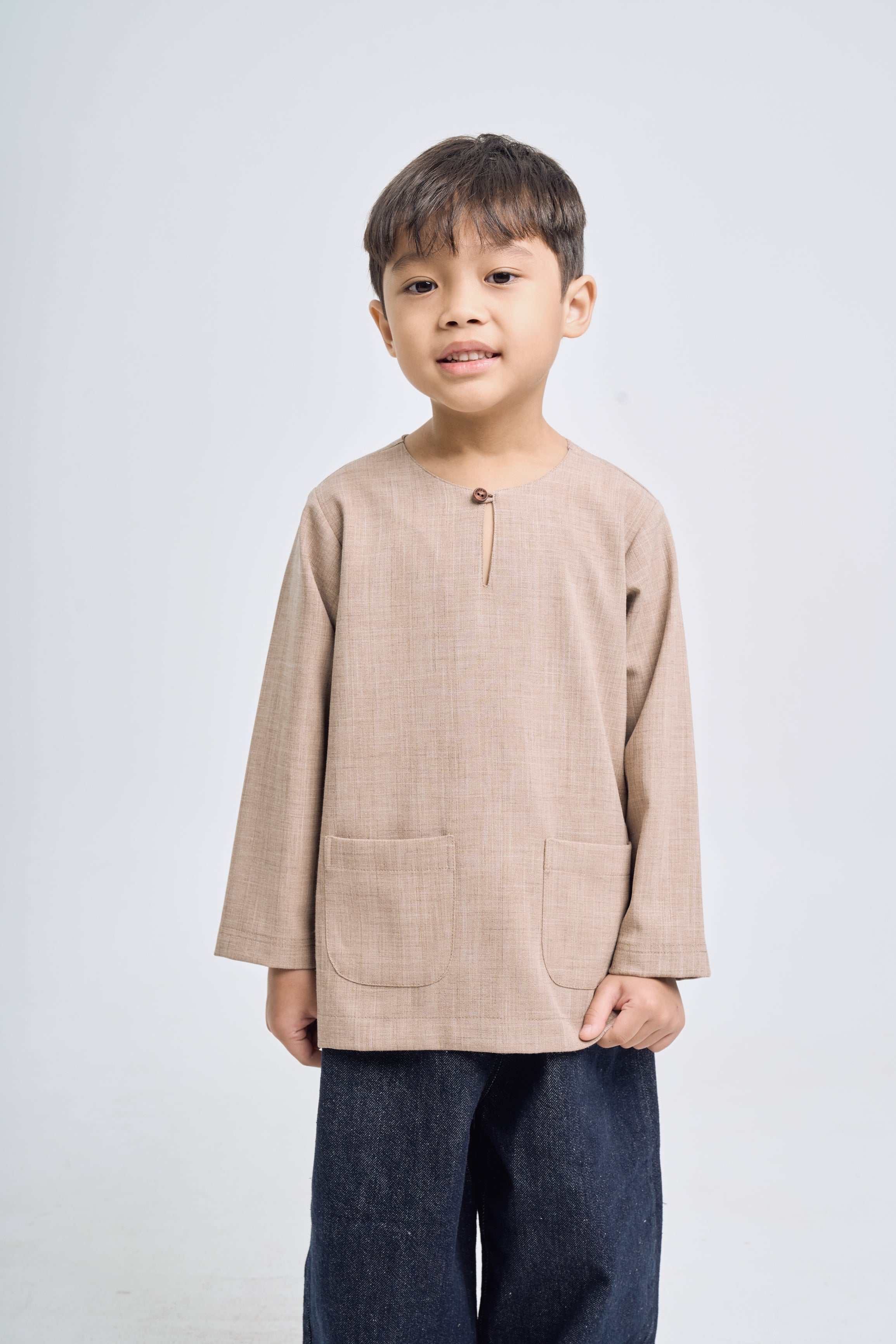 Setanjong Boys Top - Brown