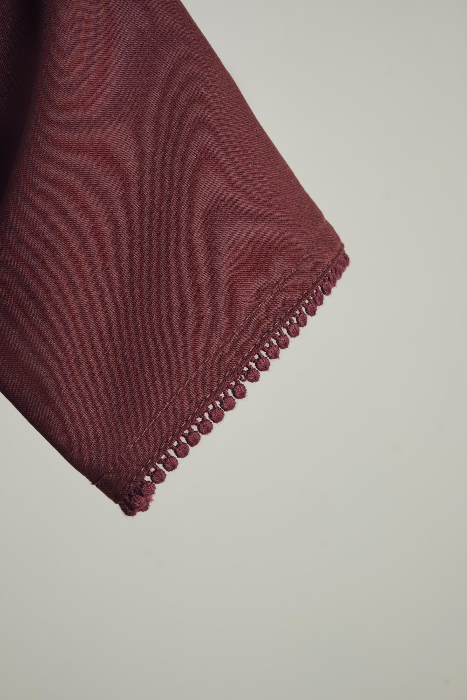 Patawali Baby Girls Baju Kurung - Burgundy Red