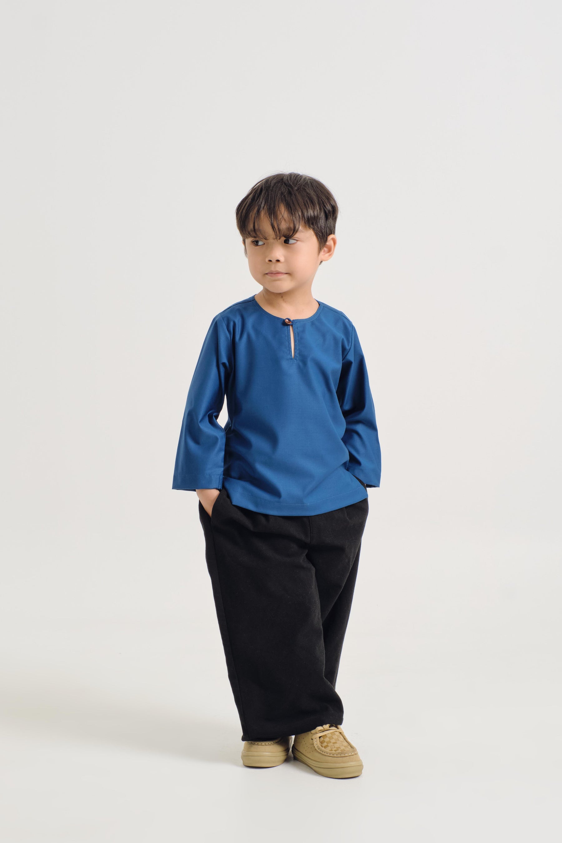 Patawali Boys Top - Classic Blue