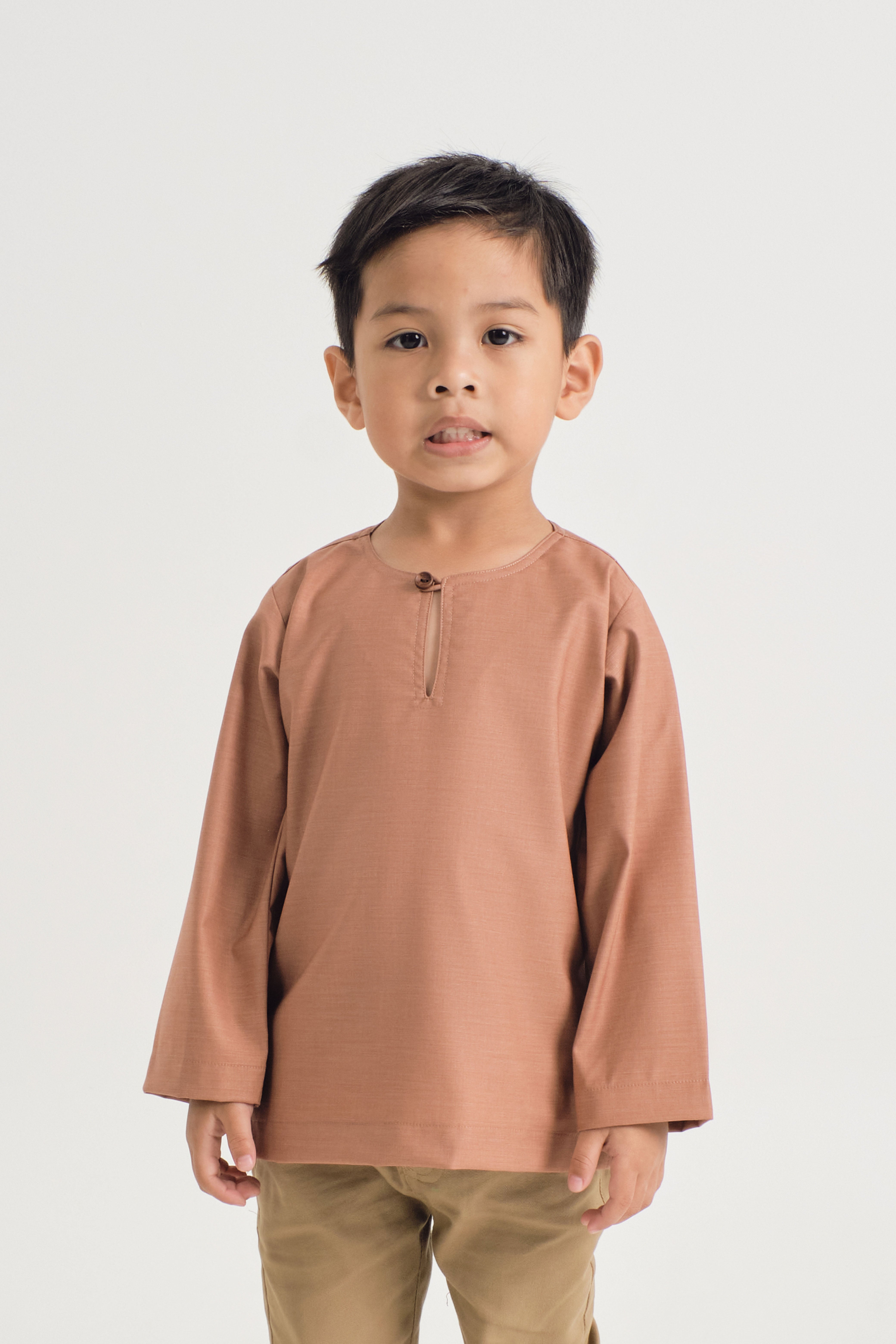 Patawali Boys Top - Clay Brown