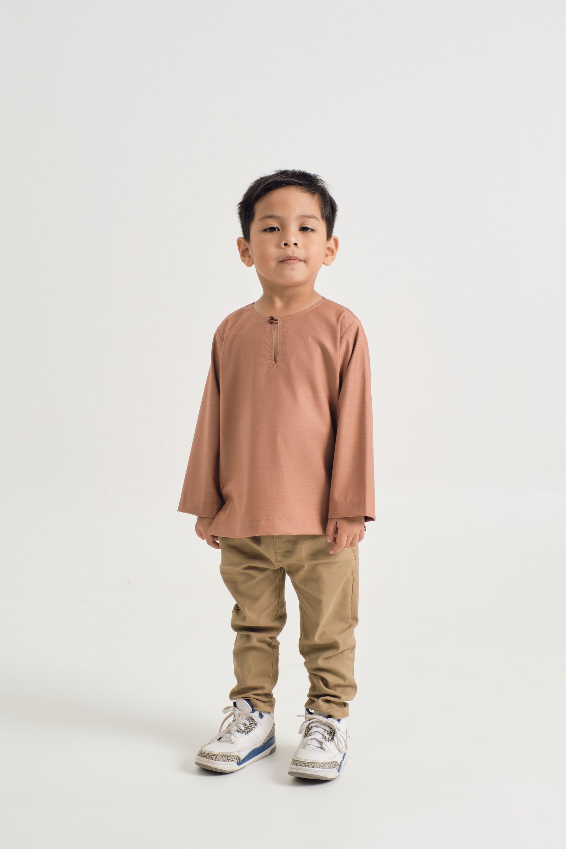 Patawali Boys Top - Clay Brown
