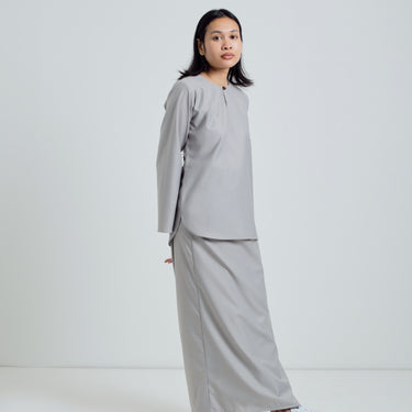 Patawali Baju Kurung - Cool Grey