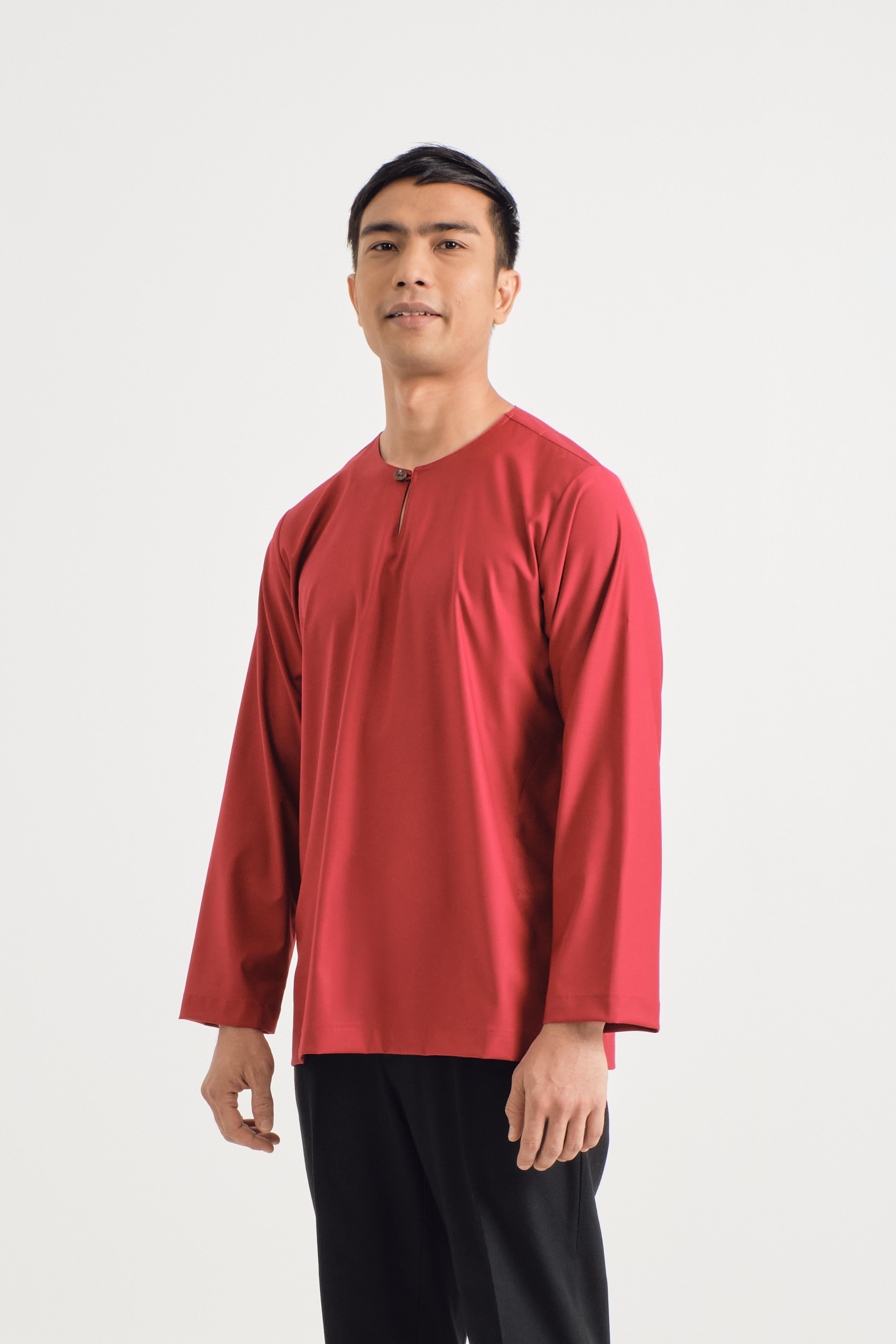 Patawali Top - Crimson Red