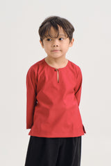 Patawali Boys Top - Crimson Red