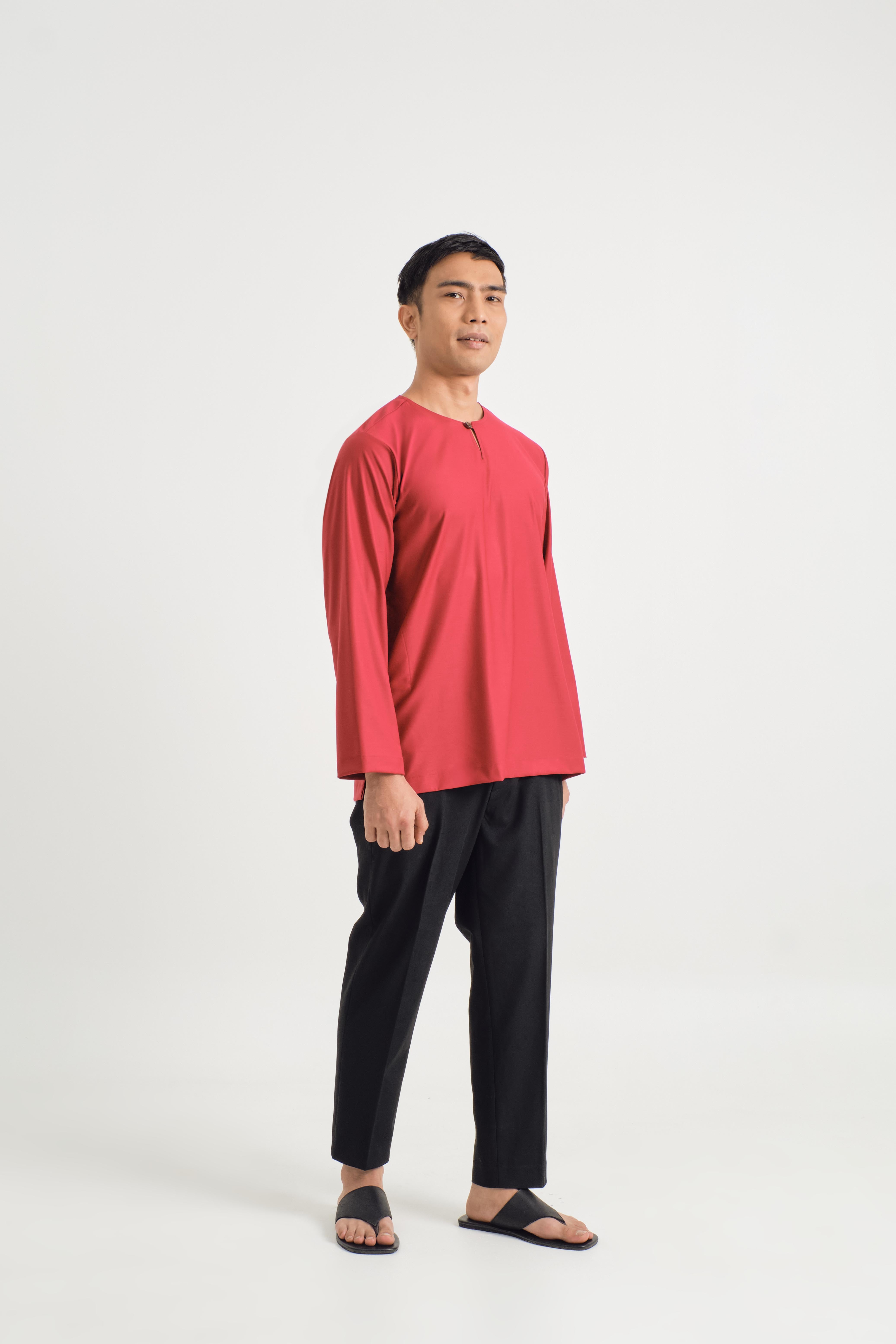 Patawali Top - Crimson Red