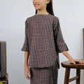 Lajor Girls Baju Kurung Dark Brown