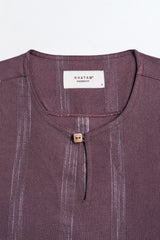 Detak Modern Fit Long Sleeves Top -  Burgundy